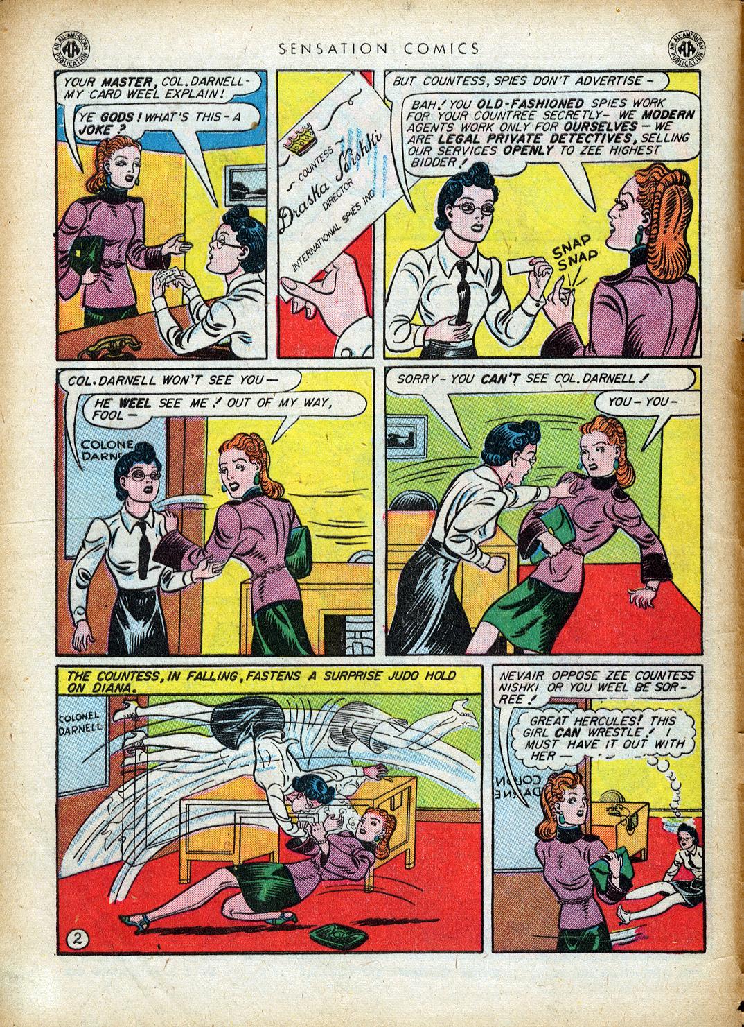 Read online Sensation (Mystery) Comics comic -  Issue #40 - 4