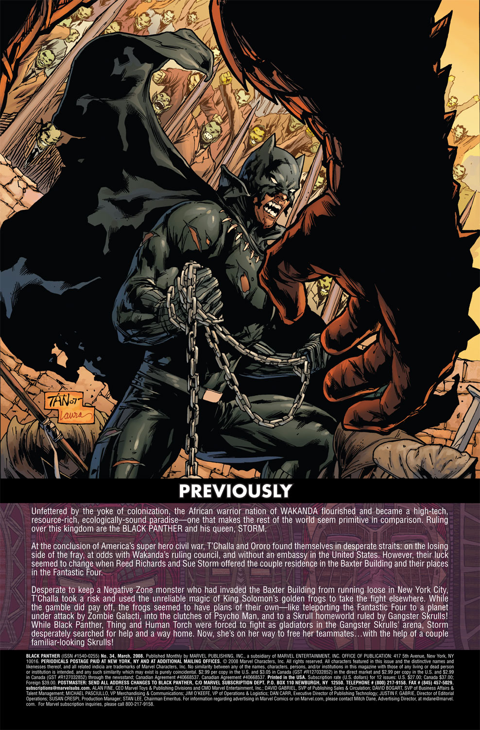 Read online Black Panther (2005) comic -  Issue #34 - 2