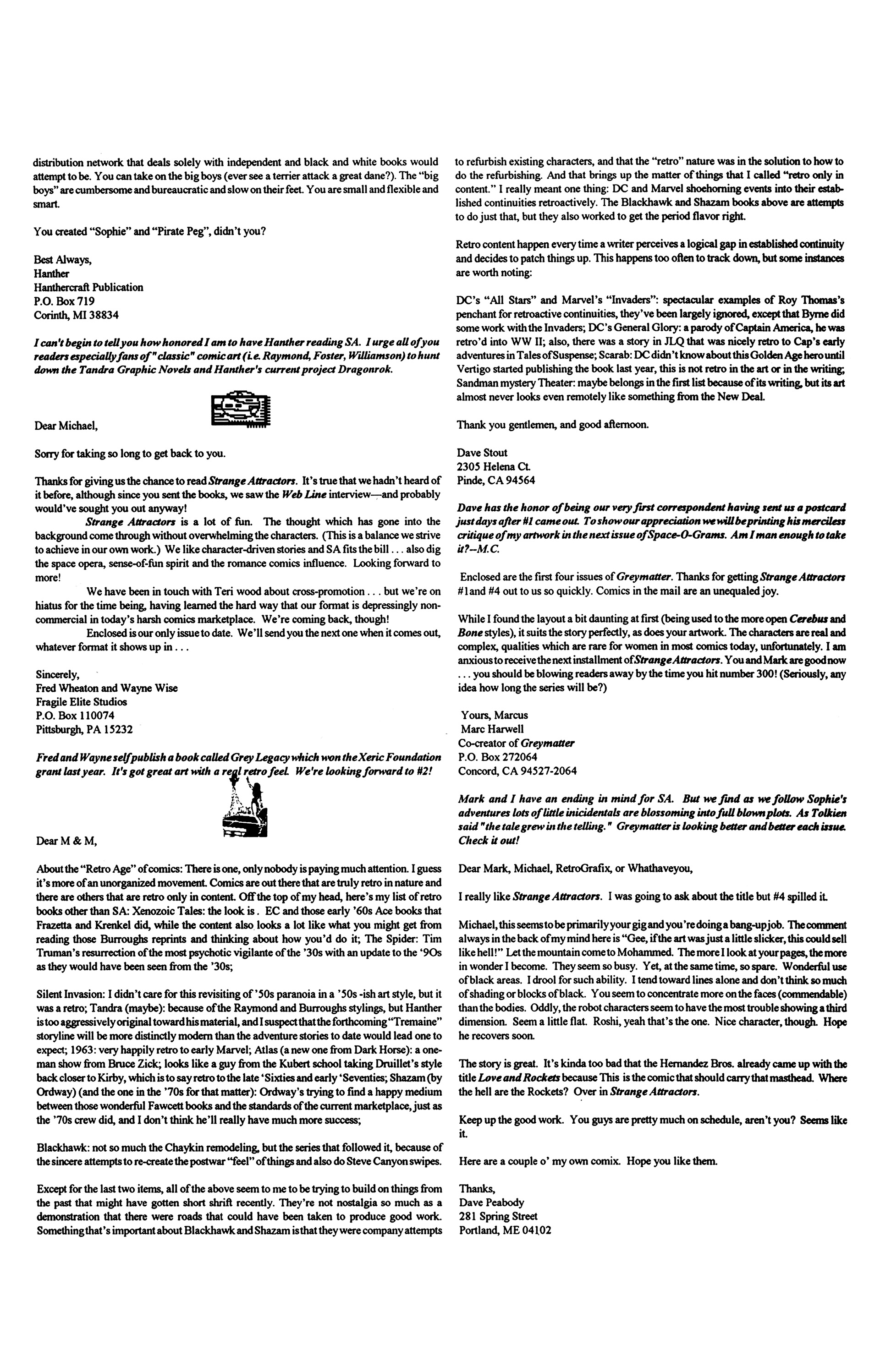 Read online Strange Attractors (1993) comic -  Issue #5 - 26