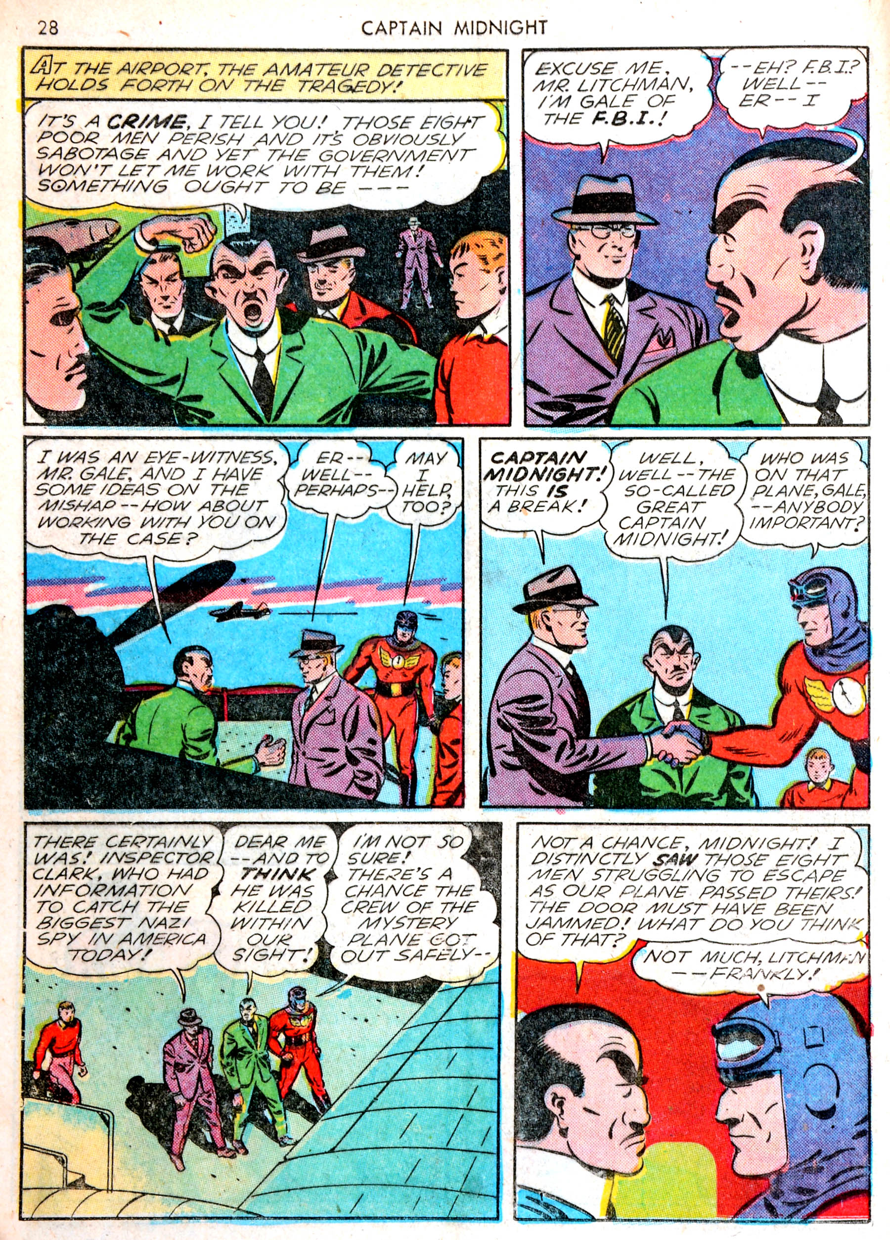 Read online Captain Midnight (1942) comic -  Issue #13 - 27