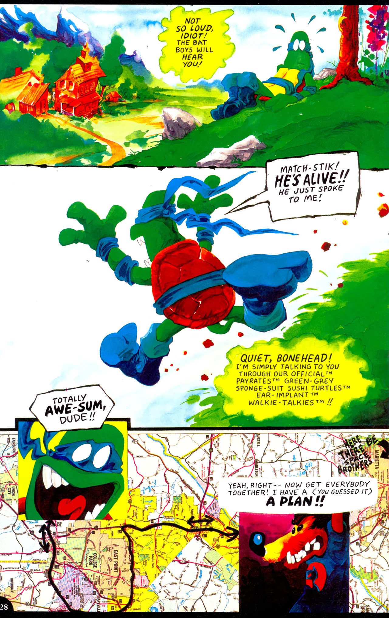 Read online Green-Grey Sponge-Suit Sushi Turtles comic -  Issue # Full - 30