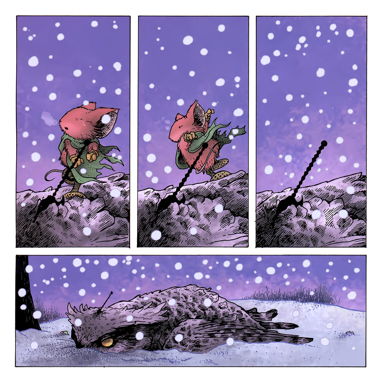 Read online Mouse Guard: Winter 1152 comic -  Issue #6 - 6