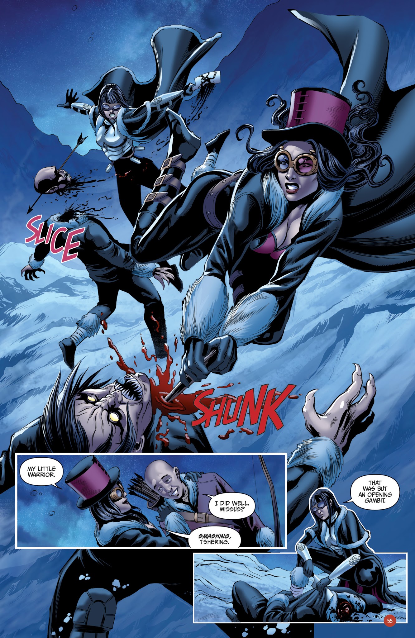 Read online Van Helsing vs. Werewolf comic -  Issue # _TPB 1 - 56