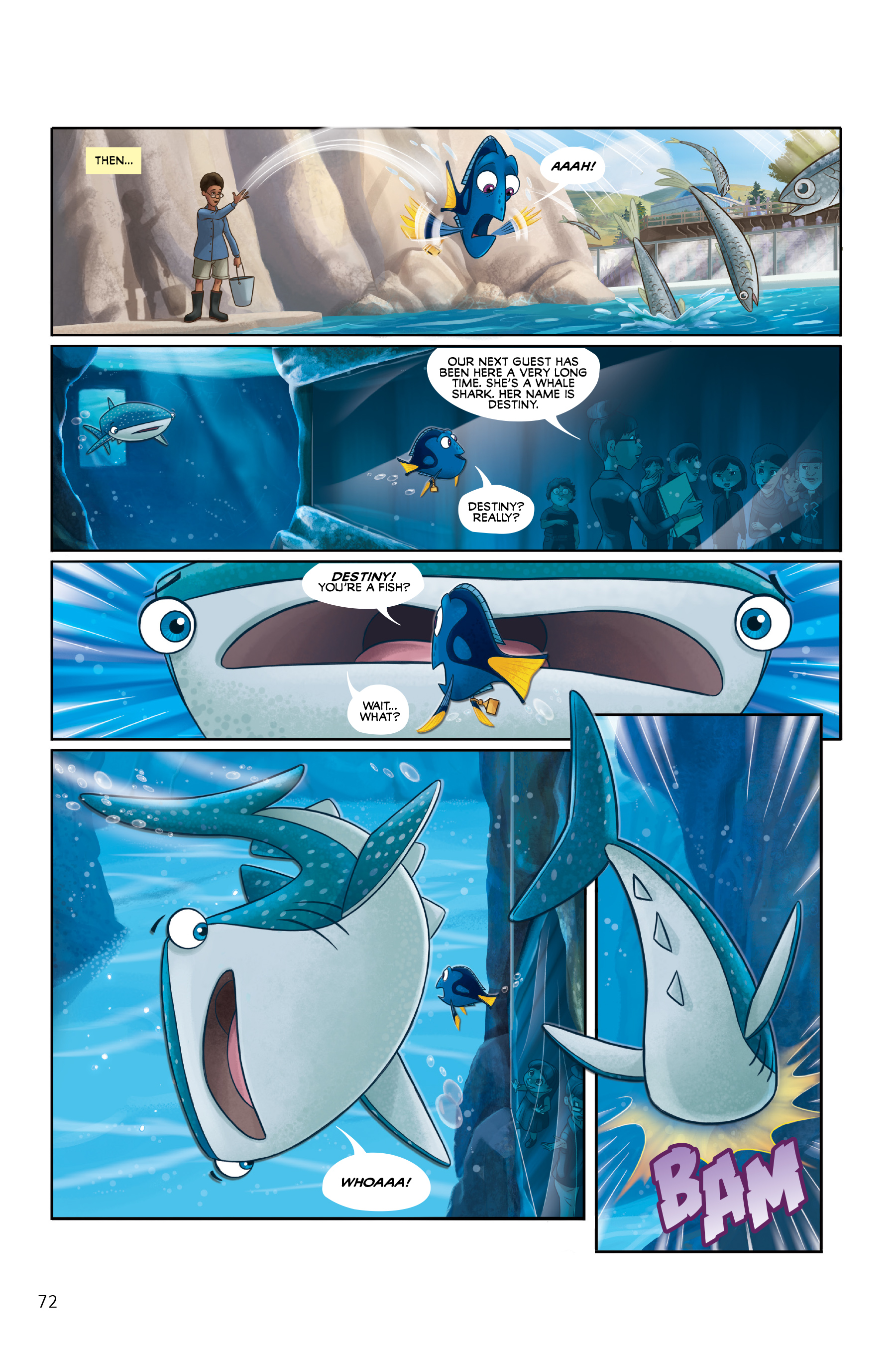 Read online Disney/PIXAR Finding Nemo and Finding Dory: The Story of the Movies in Comics comic -  Issue # TPB - 72