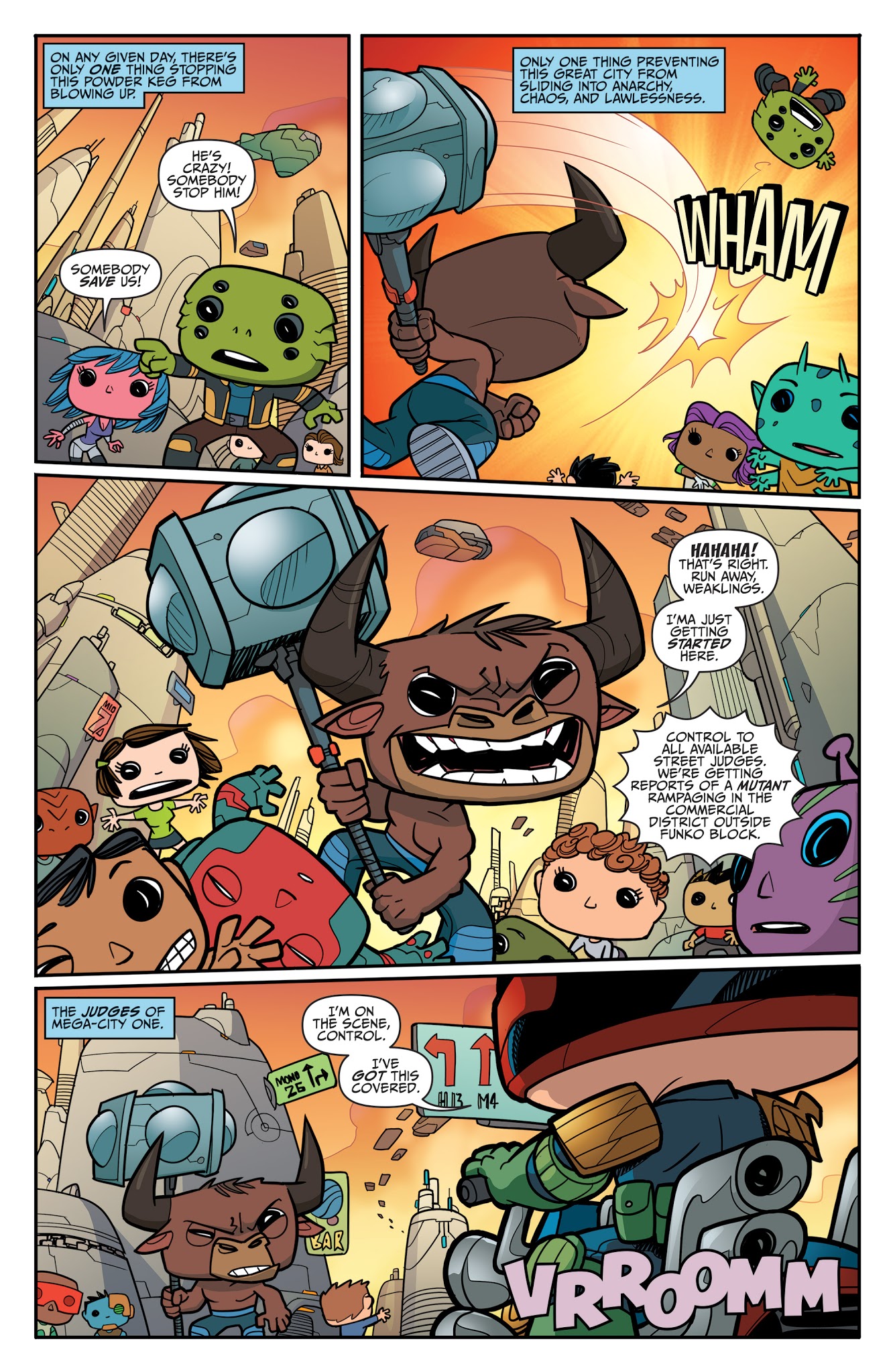 Read online Judge Dredd Funko Universe comic -  Issue # Full - 4