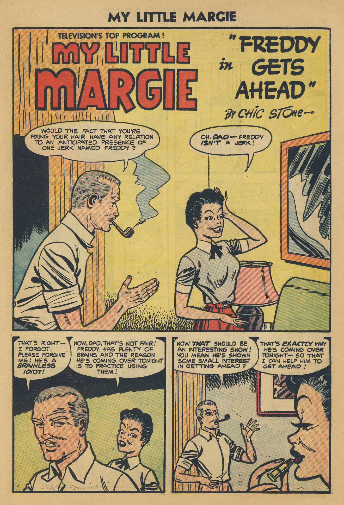 Read online My Little Margie (1954) comic -  Issue #4 - 21