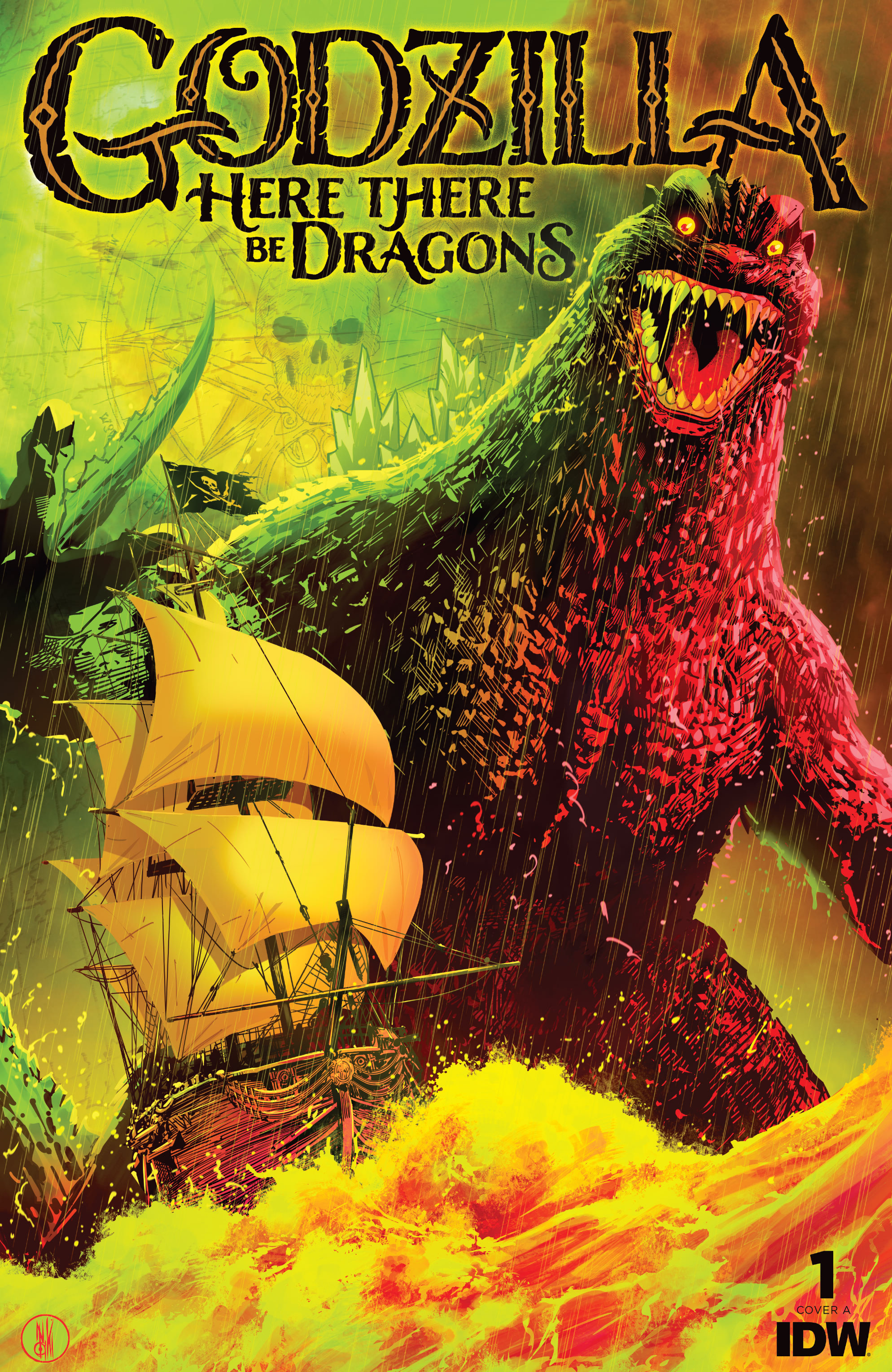 Read online Godzilla: Here There Be Dragons comic -  Issue #1 - 1