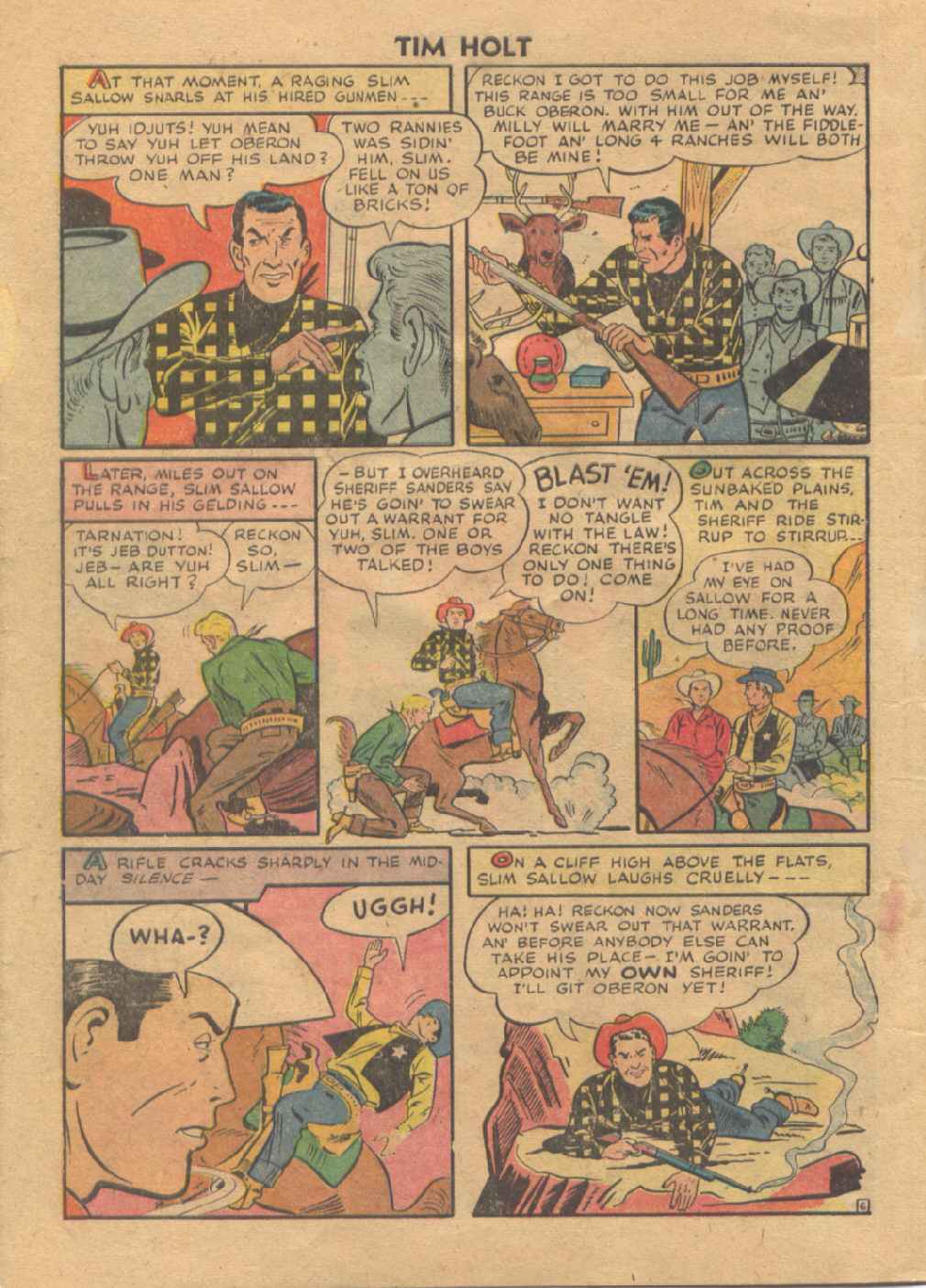 Read online Tim Holt comic -  Issue #6 - 8