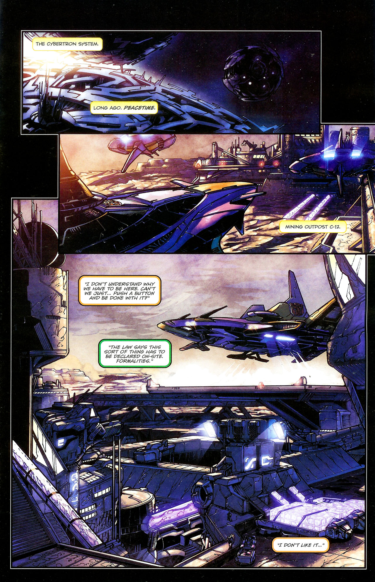 Read online The Transformers Megatron Origin comic -  Issue #1 - 4