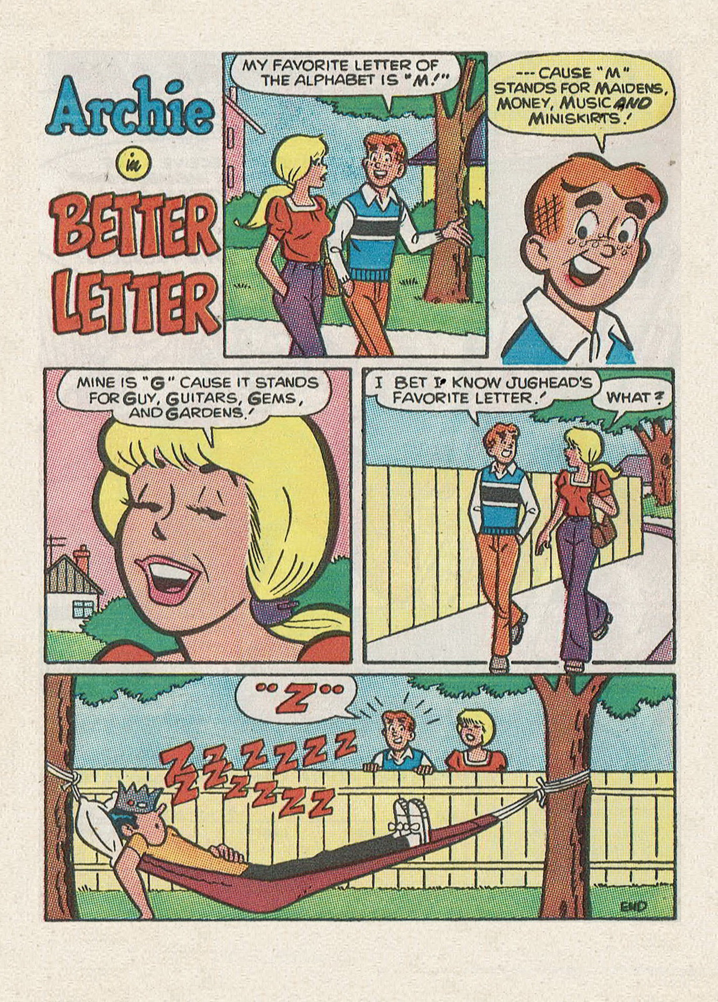 Read online Jughead Jones Comics Digest comic -  Issue #59 - 11