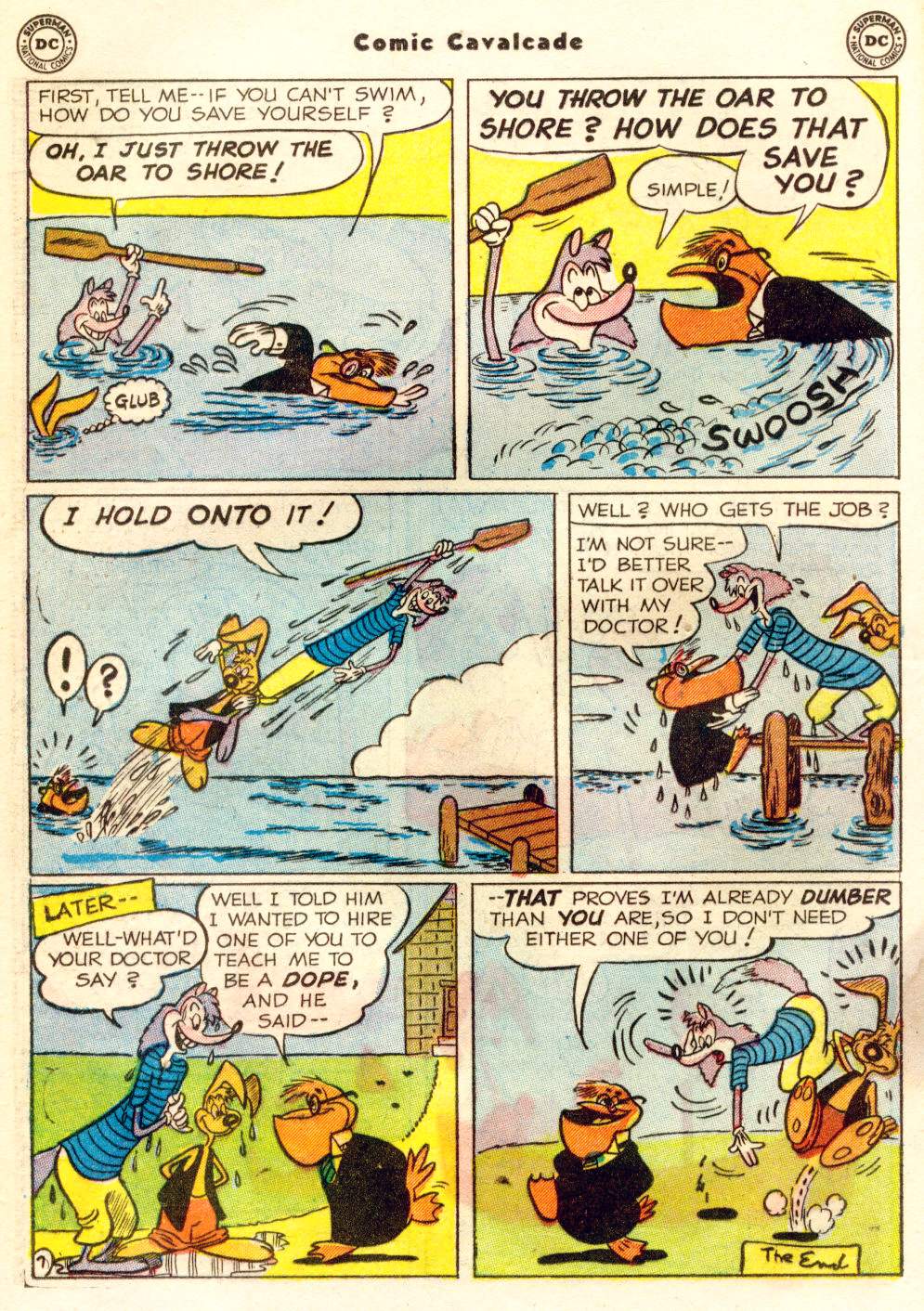 Read online Comic Cavalcade comic -  Issue #45 - 34