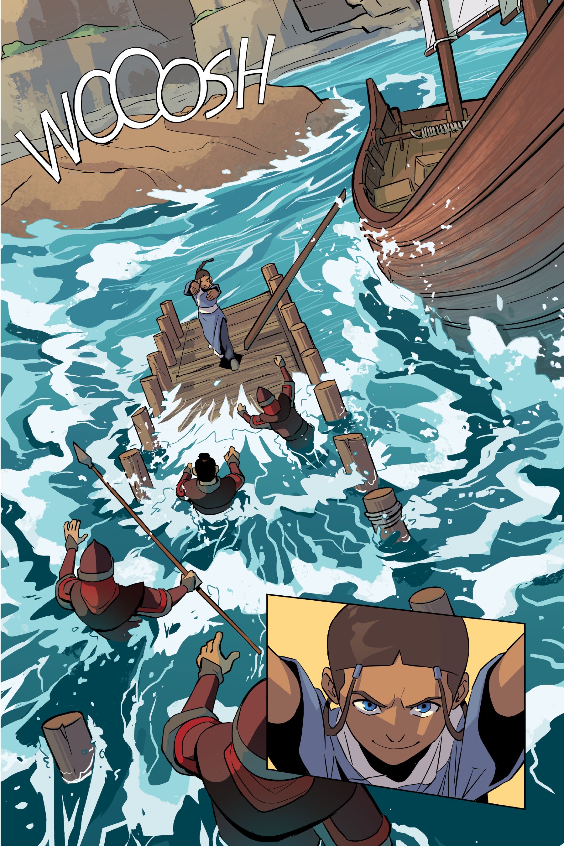 Read online Avatar: The Last Airbender—Katara and the Pirate's Silver comic -  Issue # TPB - 50