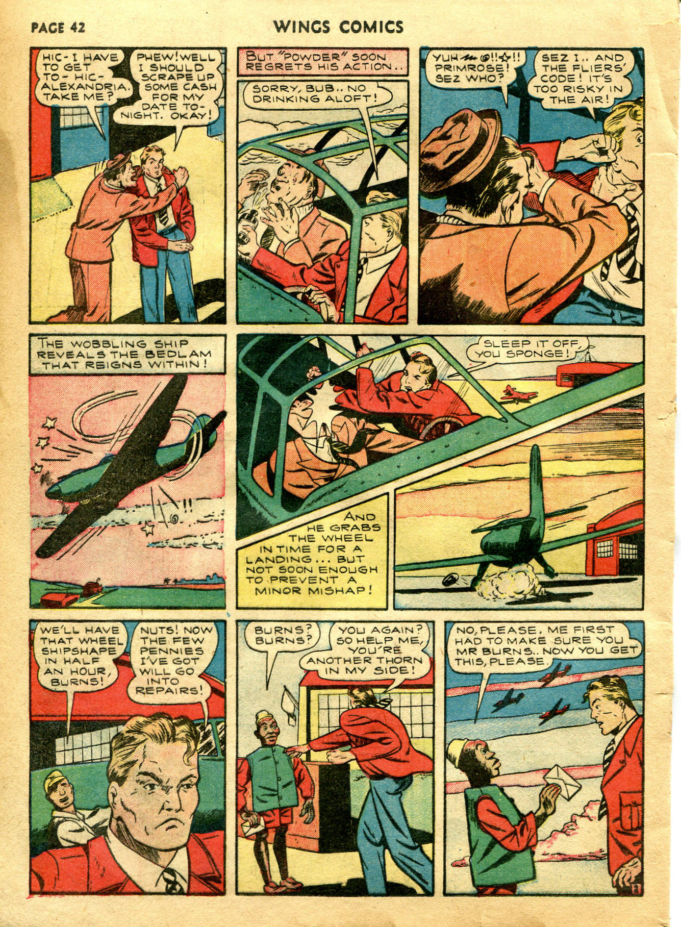 Read online Wings Comics comic -  Issue #5 - 44