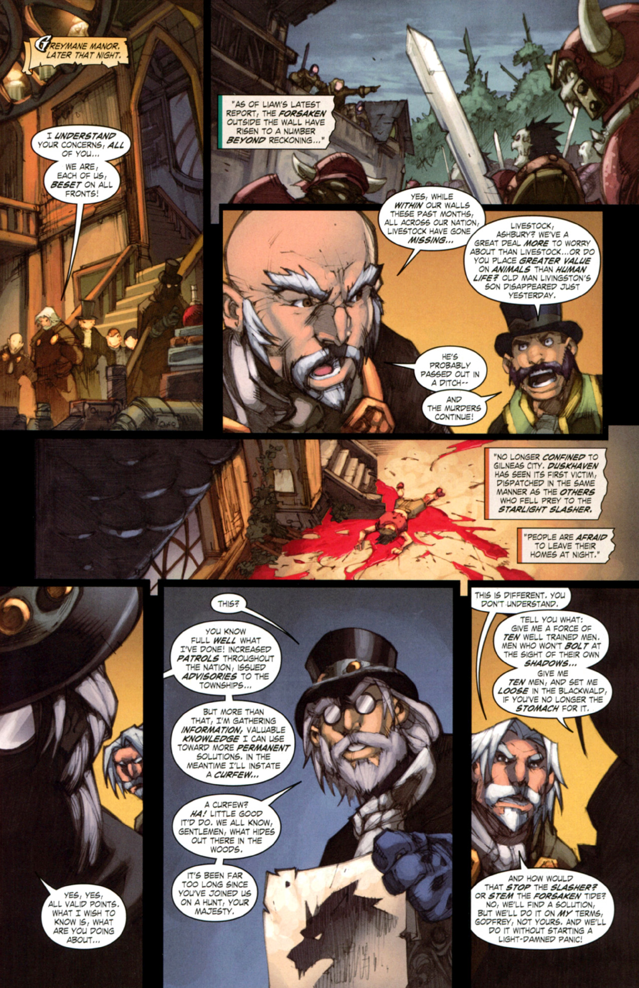 Read online World of Warcraft: Curse of the Worgen comic -  Issue #3 - 15