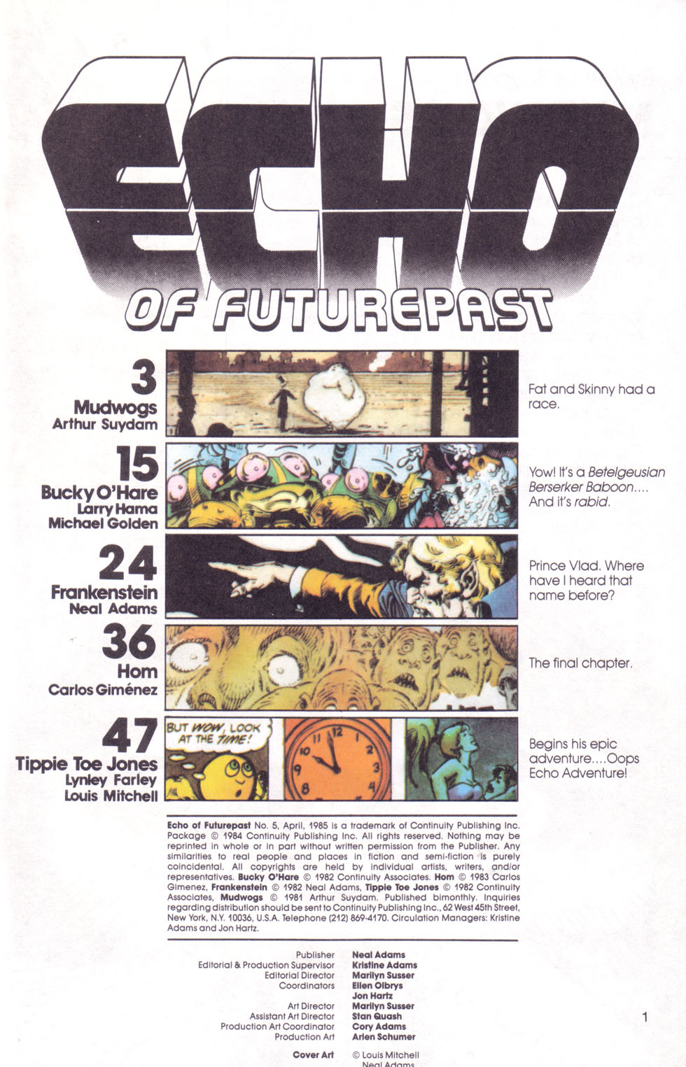 Read online Echo of Futurepast comic -  Issue #5 - 2
