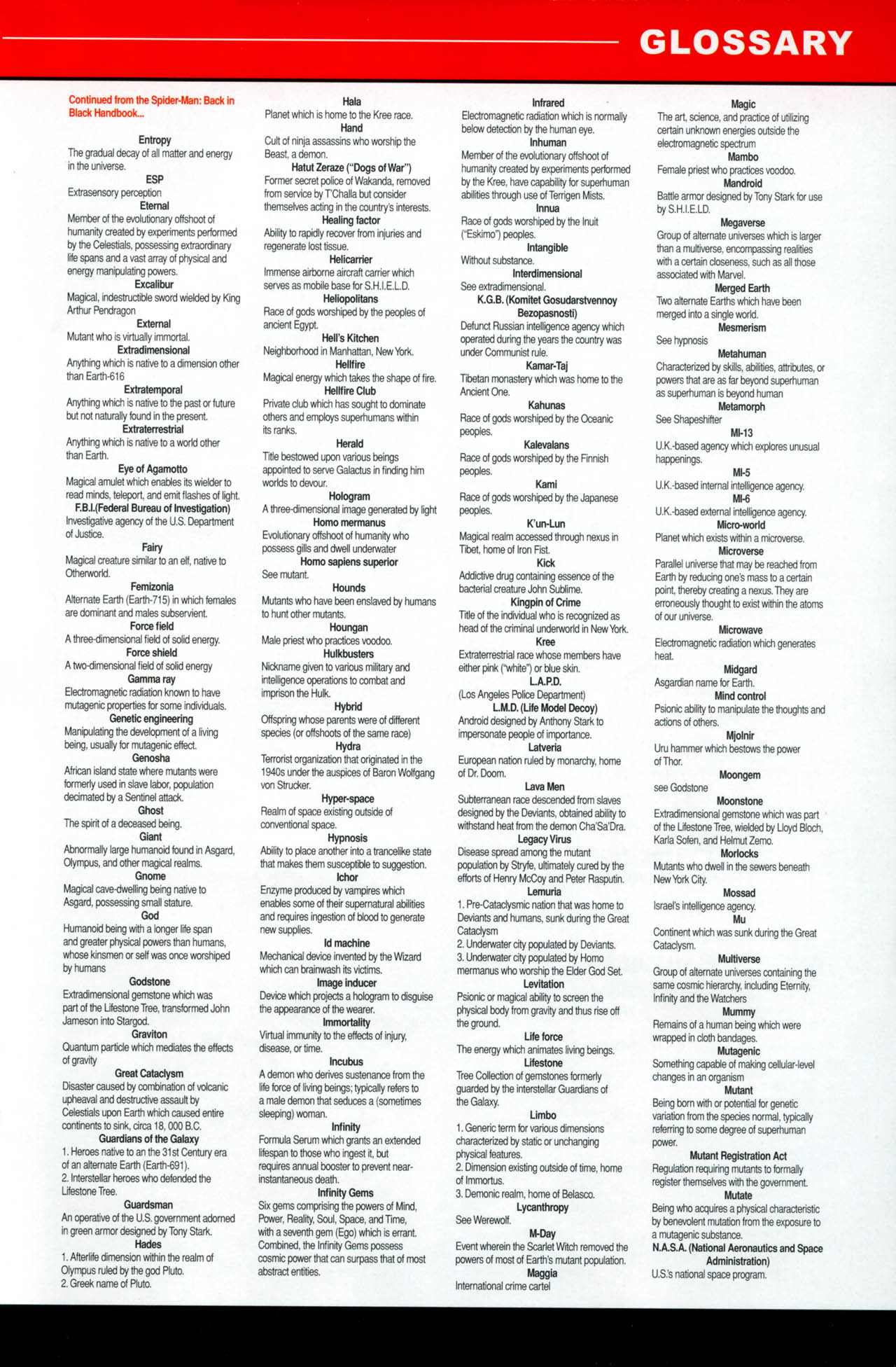 Read online All-New Official Handbook of the Marvel Universe A to Z: Update comic -  Issue #2 - 67