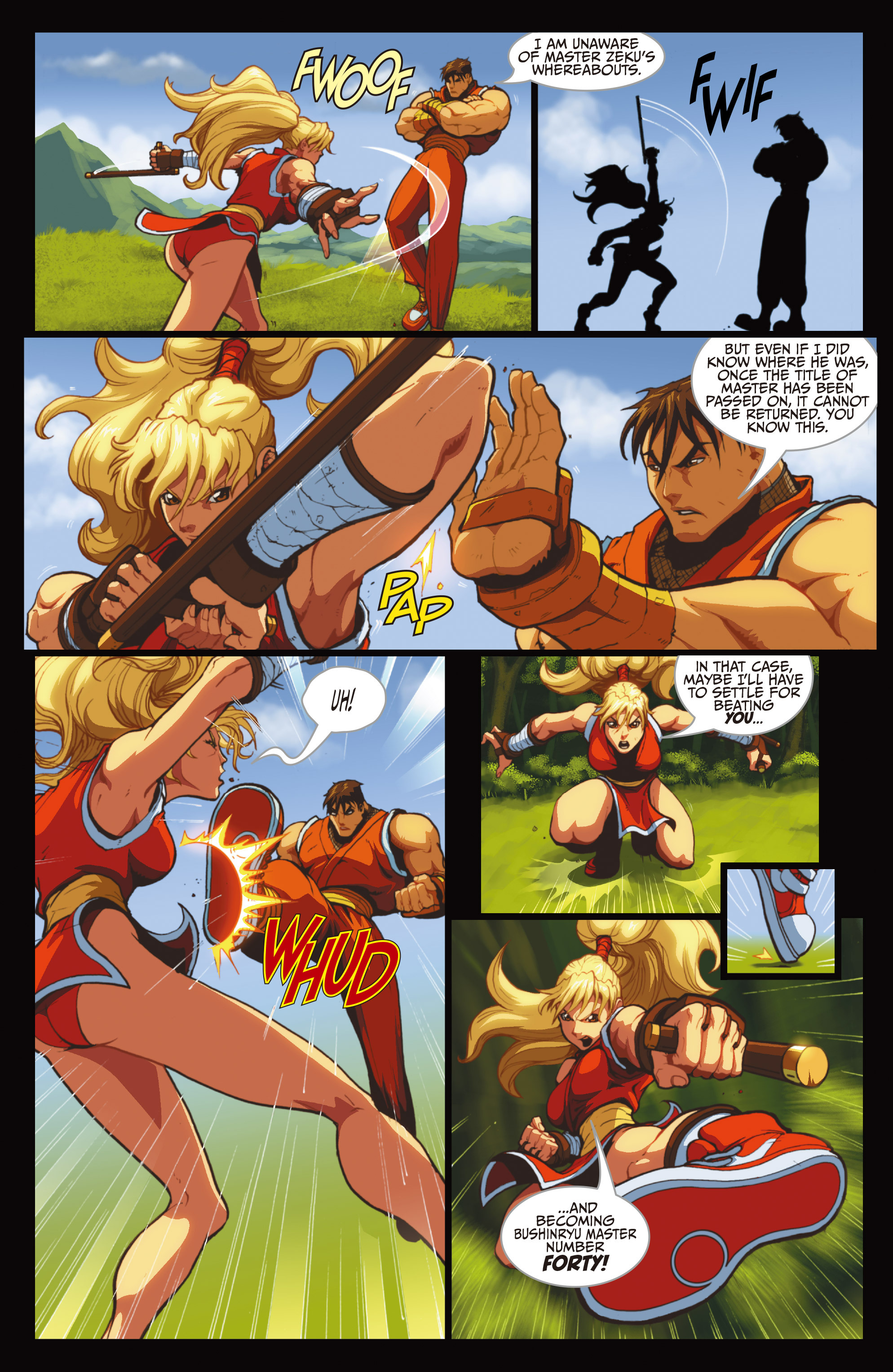 Read online Street Fighter II Turbo comic -  Issue #7 - 23