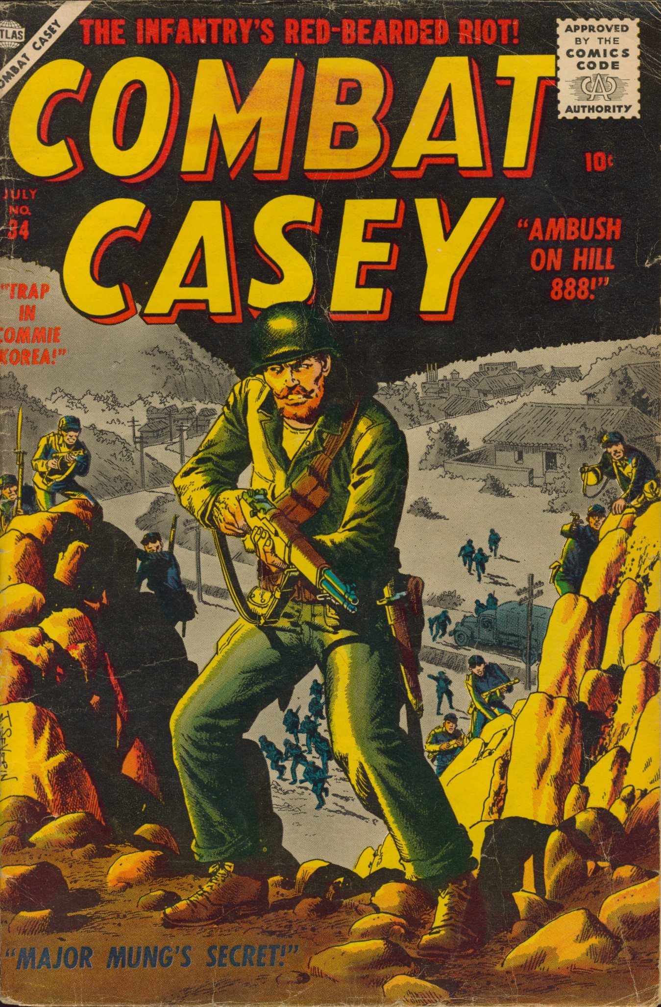 Read online Combat Casey comic -  Issue #34 - 1