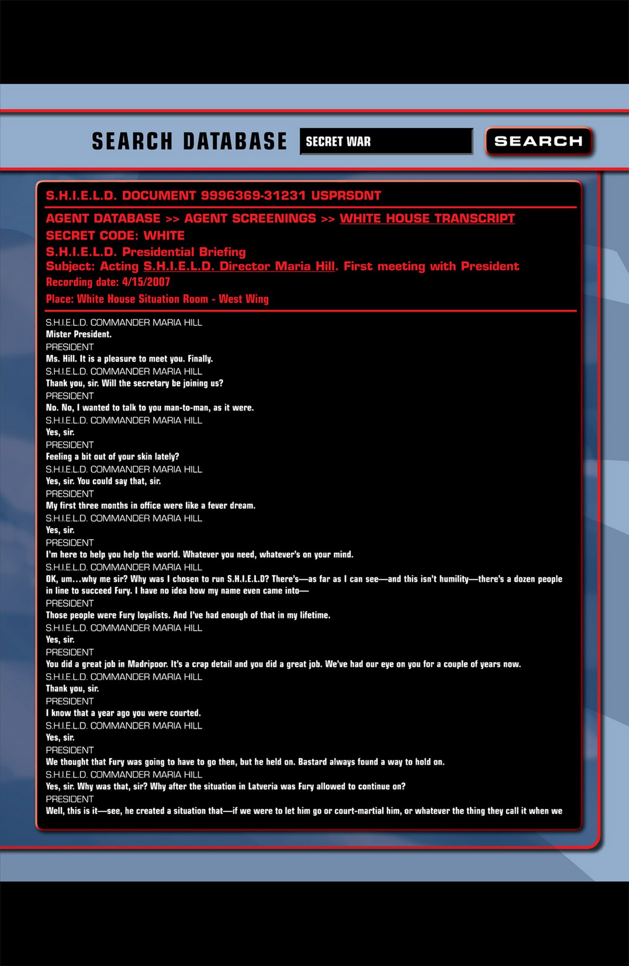 Read online Secret War comic -  Issue #5 - 33