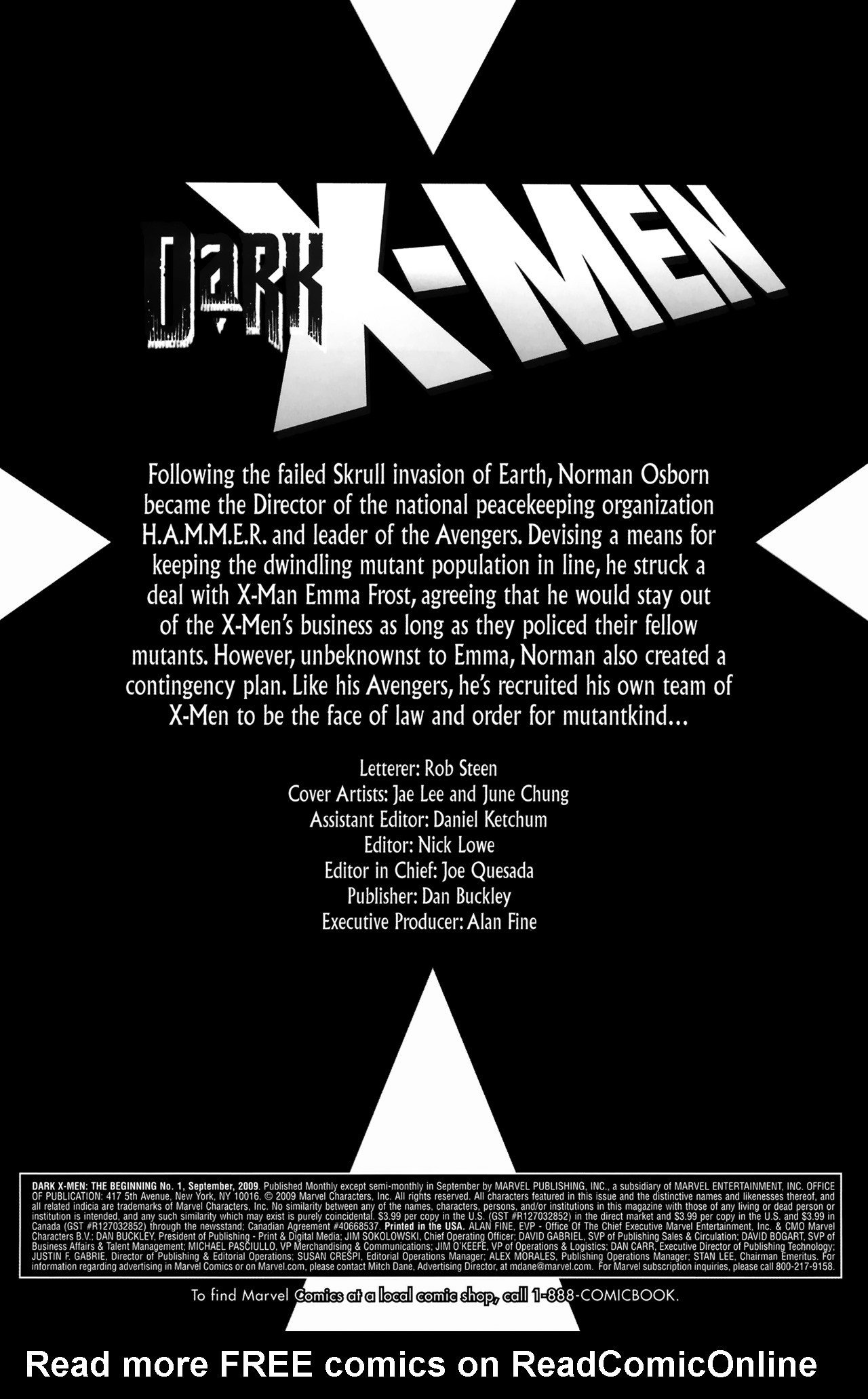 Read online Dark X-Men: The Beginning comic -  Issue #1 - 3