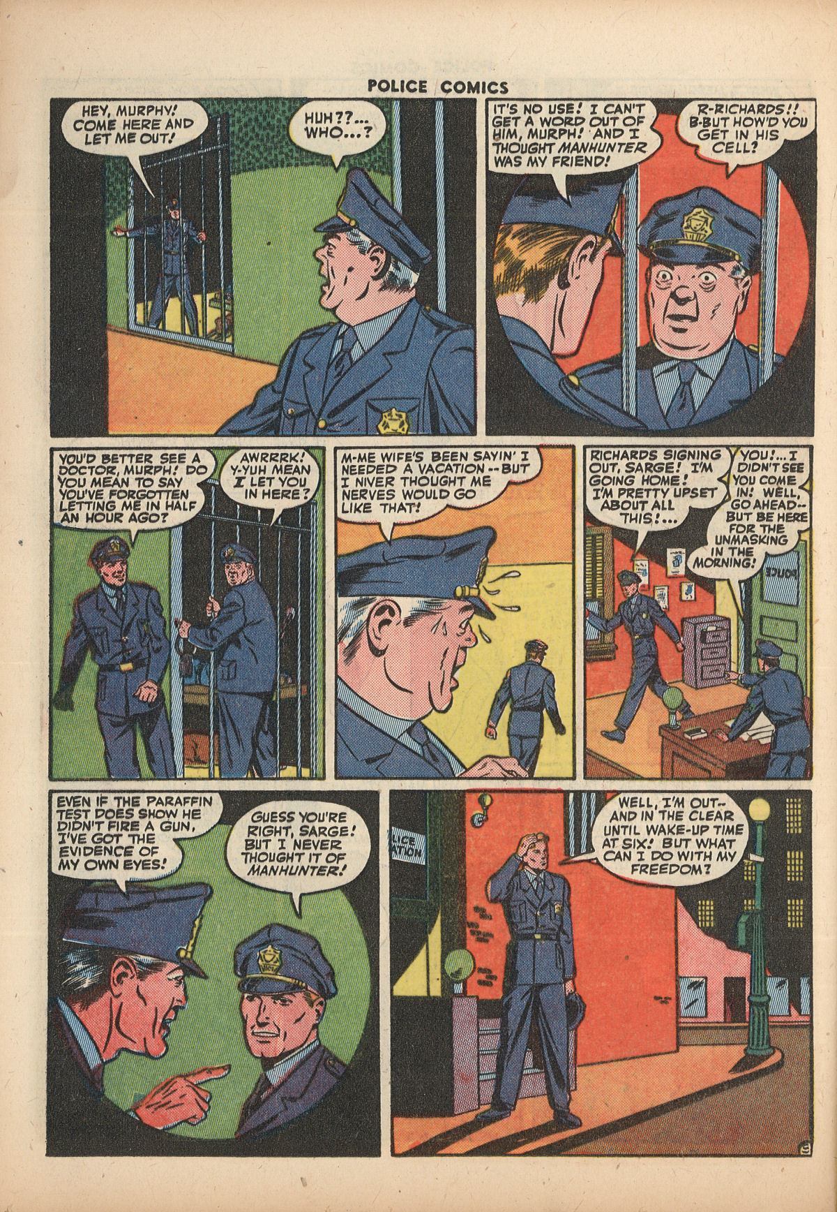 Read online Police Comics comic -  Issue #38 - 44