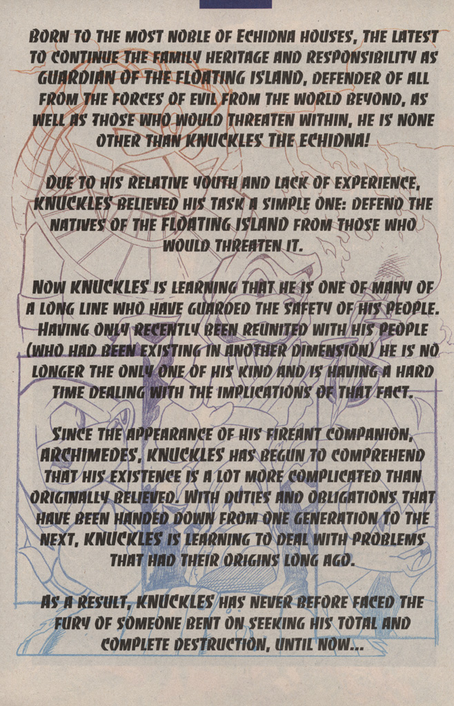 Read online Knuckles the Echidna comic -  Issue #7 - 4