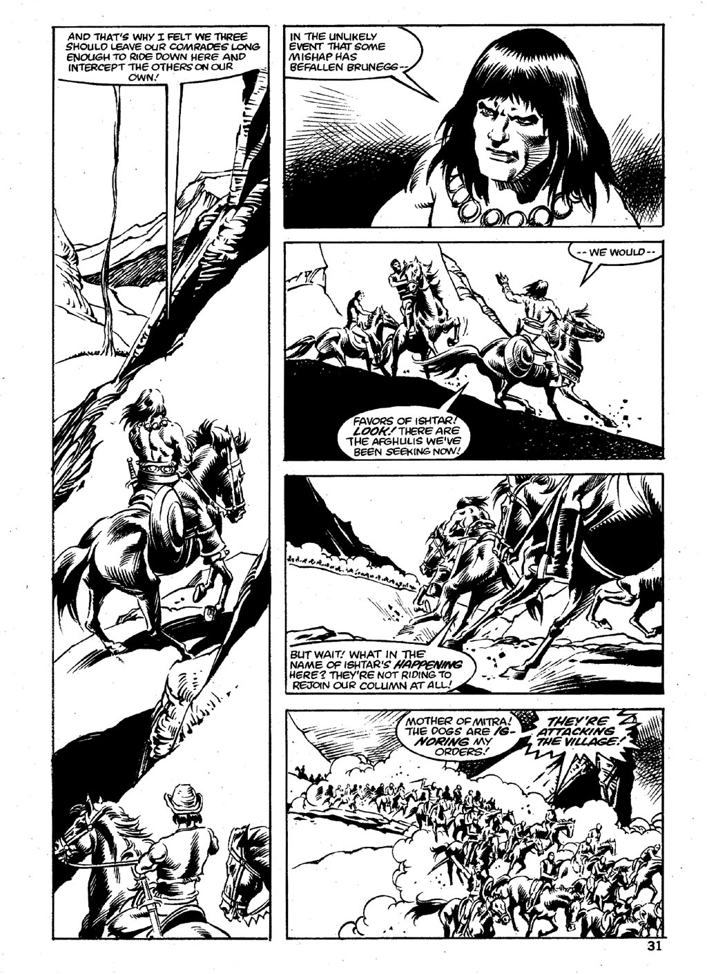 Read online The Savage Sword Of Conan comic -  Issue #85 - 31