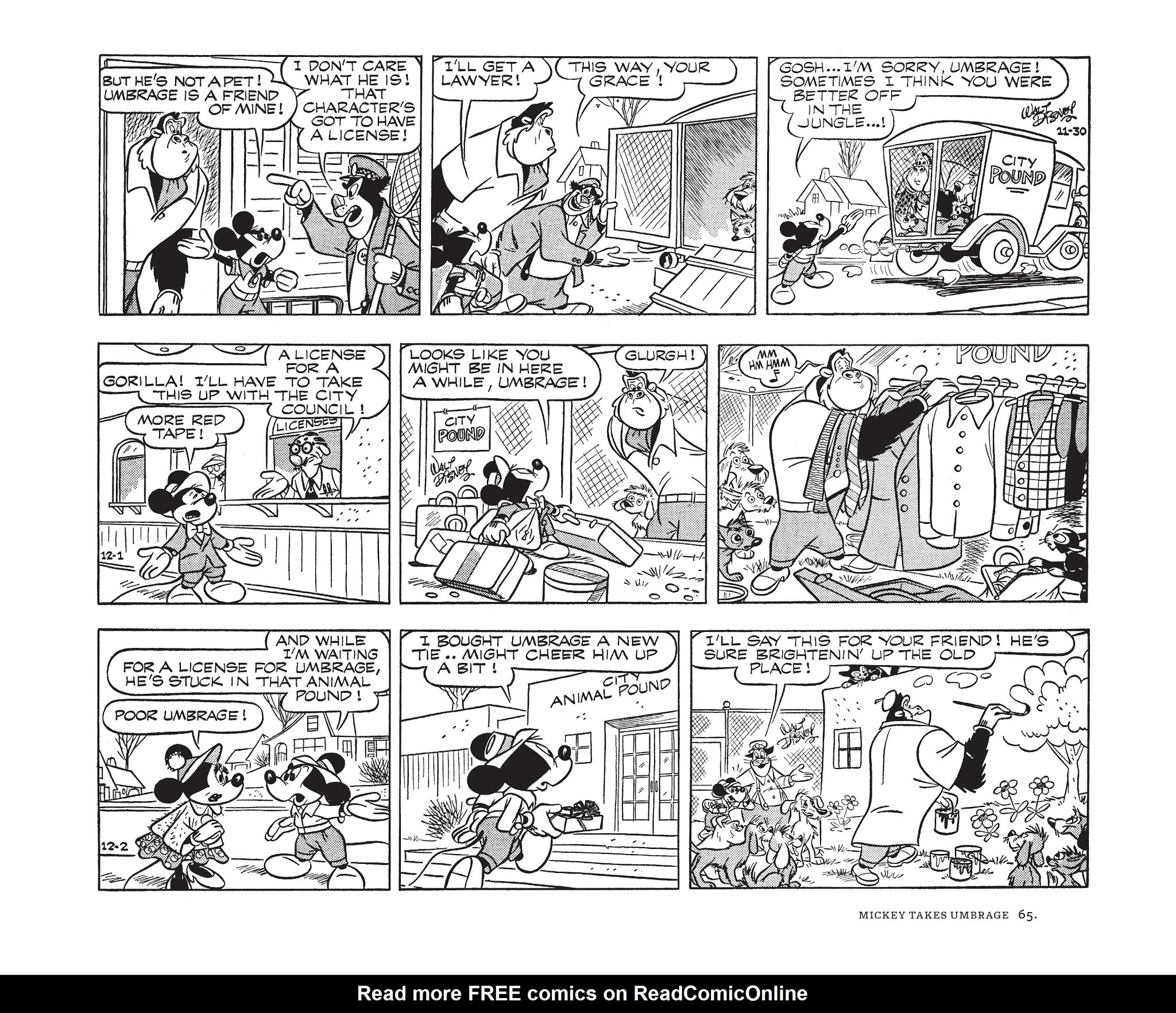 Read online Walt Disney's Mickey Mouse by Floyd Gottfredson comic -  Issue # TPB 12 (Part 1) - 65