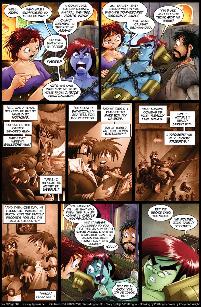 Read online Girl Genius (2002) comic -  Issue #9 - 90