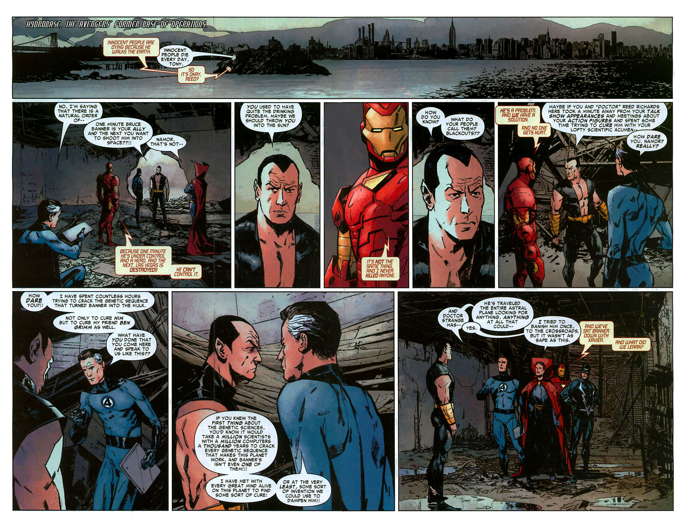 Read online New Avengers: Illuminati (2006) comic -  Issue # Full - 15