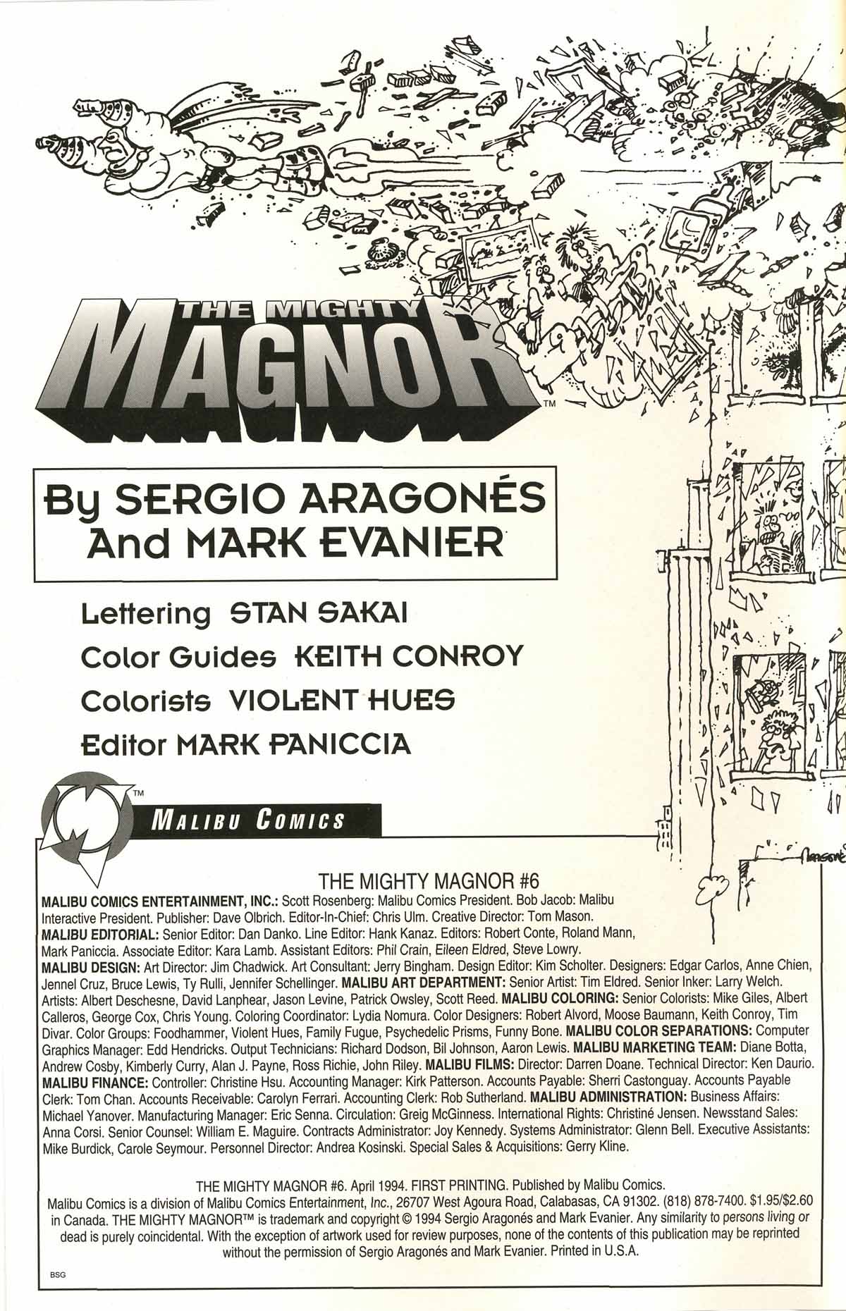 Read online The Mighty Magnor comic -  Issue #6 - 2