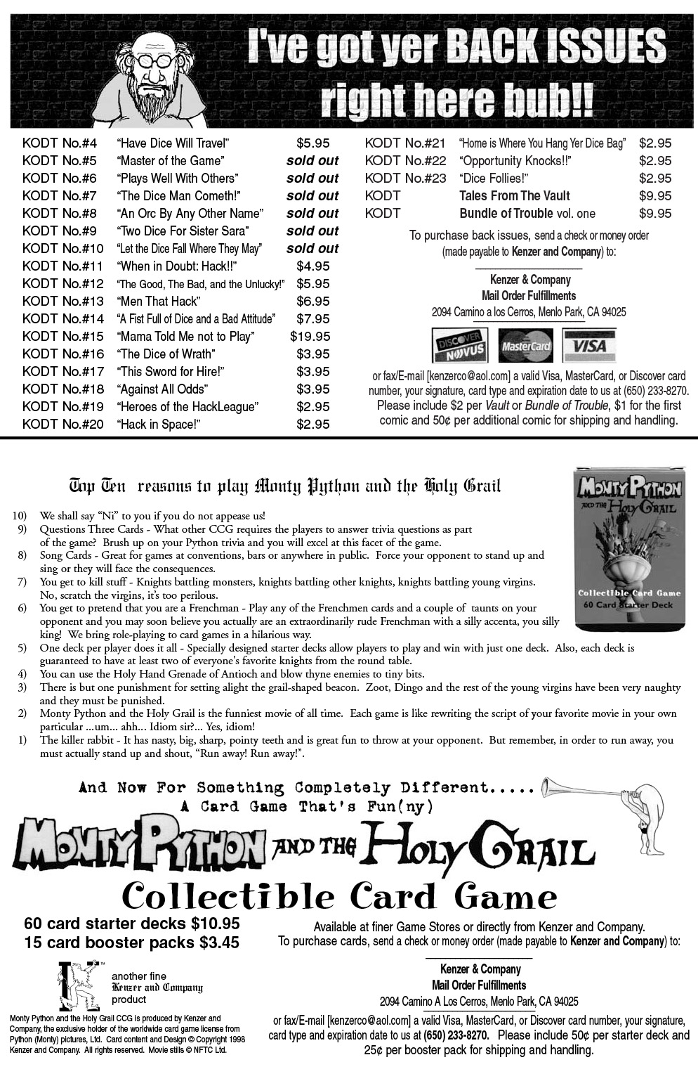 Read online Knights of the Dinner Table comic -  Issue #24 - 2