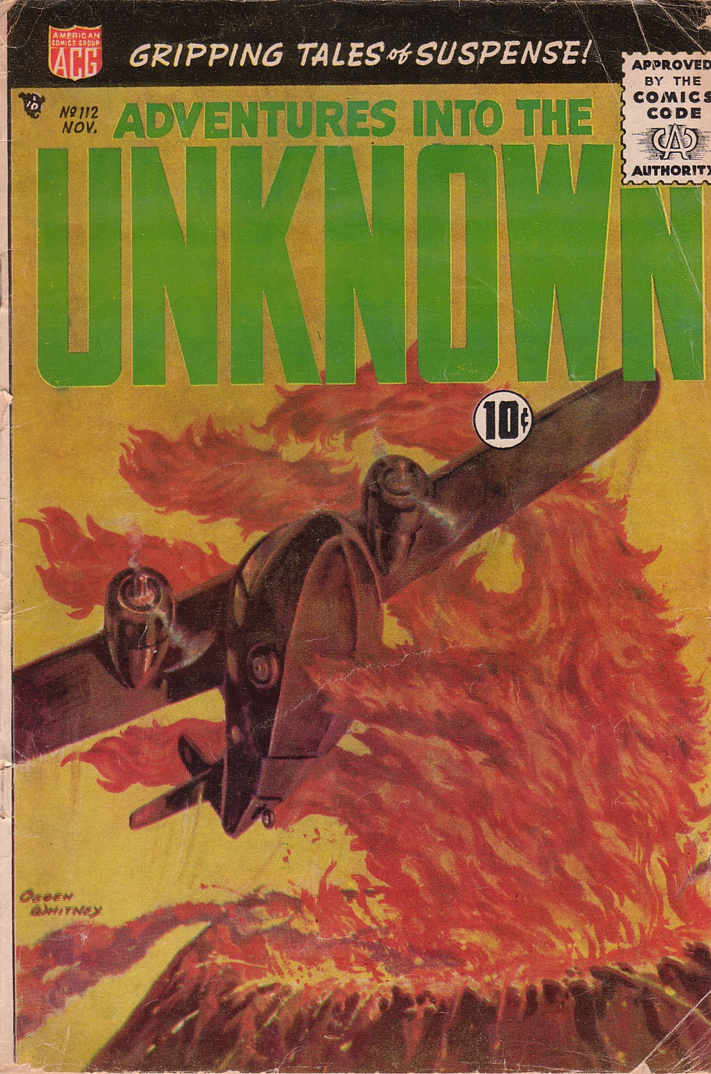 Read online Adventures Into The Unknown comic -  Issue #112 - 1