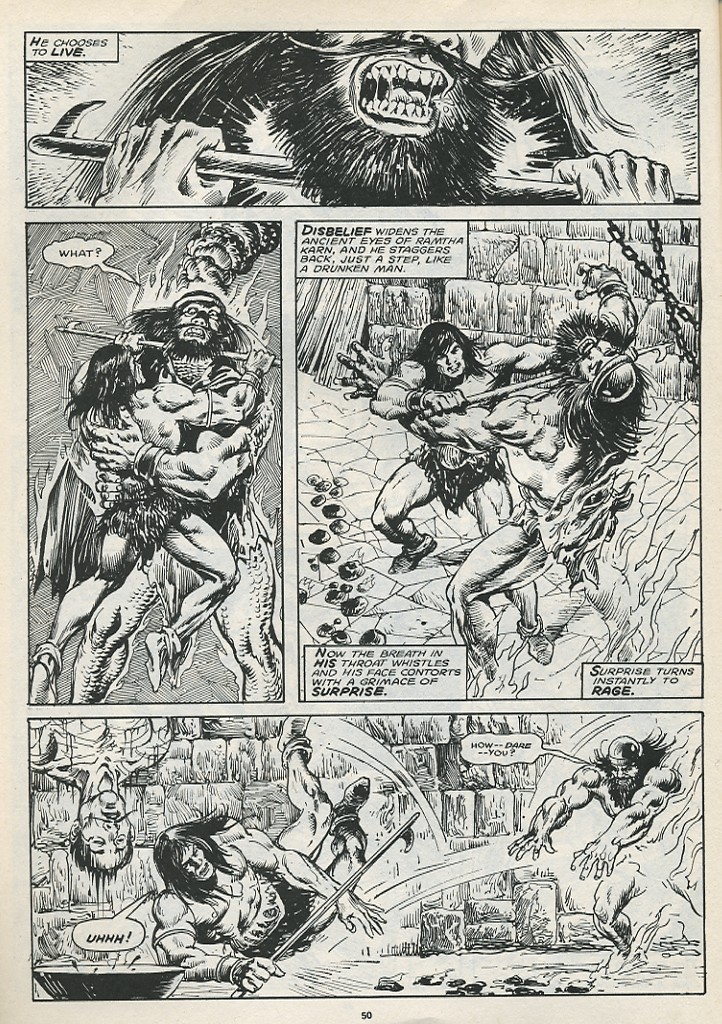 Read online The Savage Sword Of Conan comic -  Issue #174 - 52