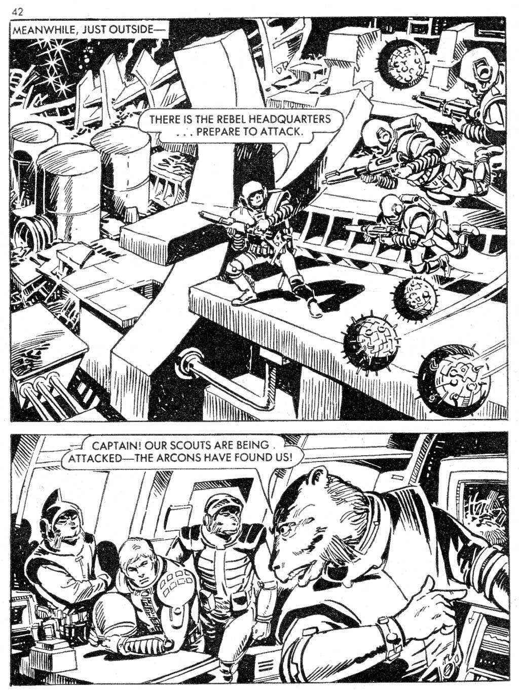 Read online Starblazer comic -  Issue #159 - 42