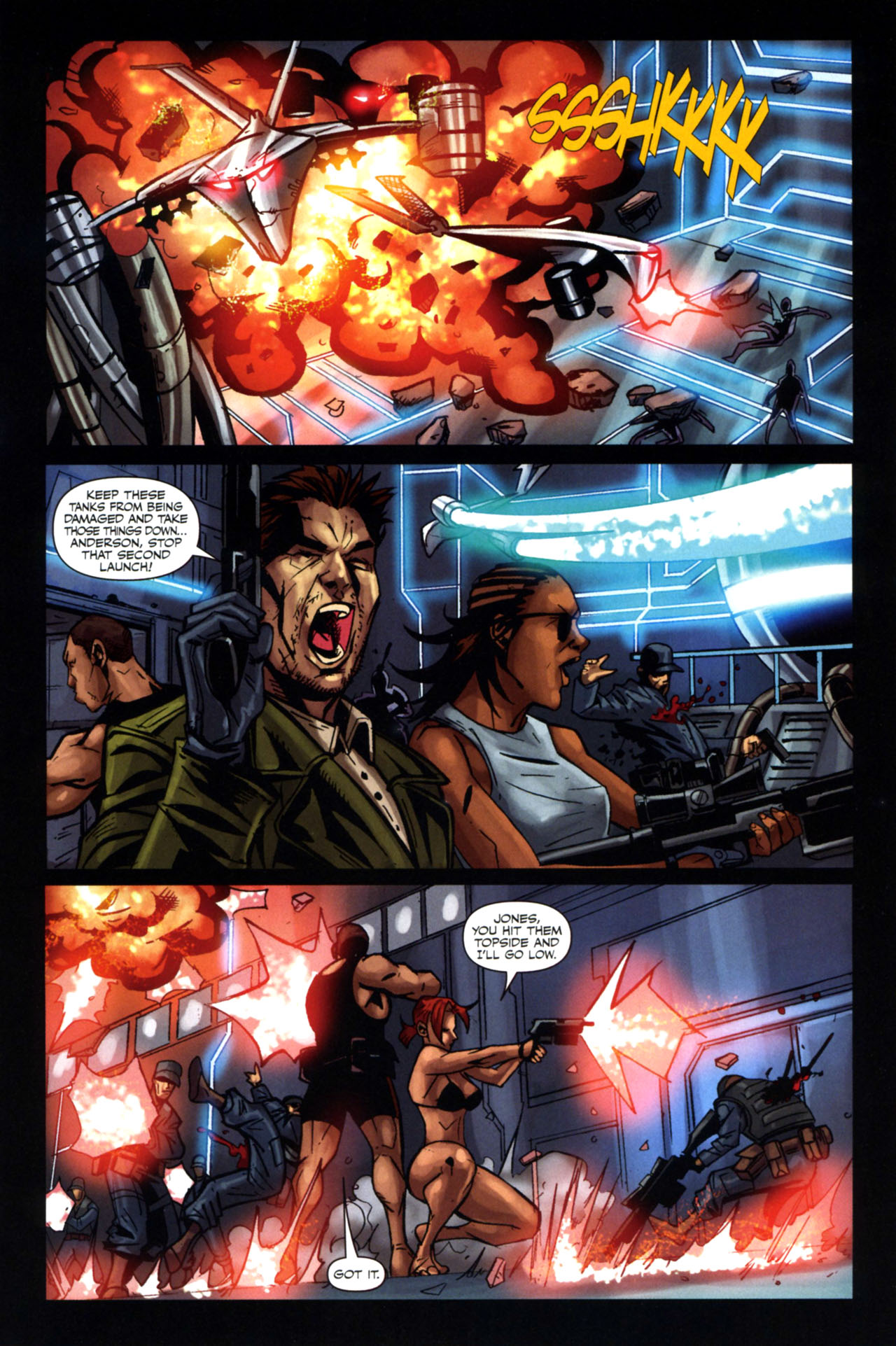 Read online Painkiller Jane Vs. Terminator comic -  Issue #1 - 21