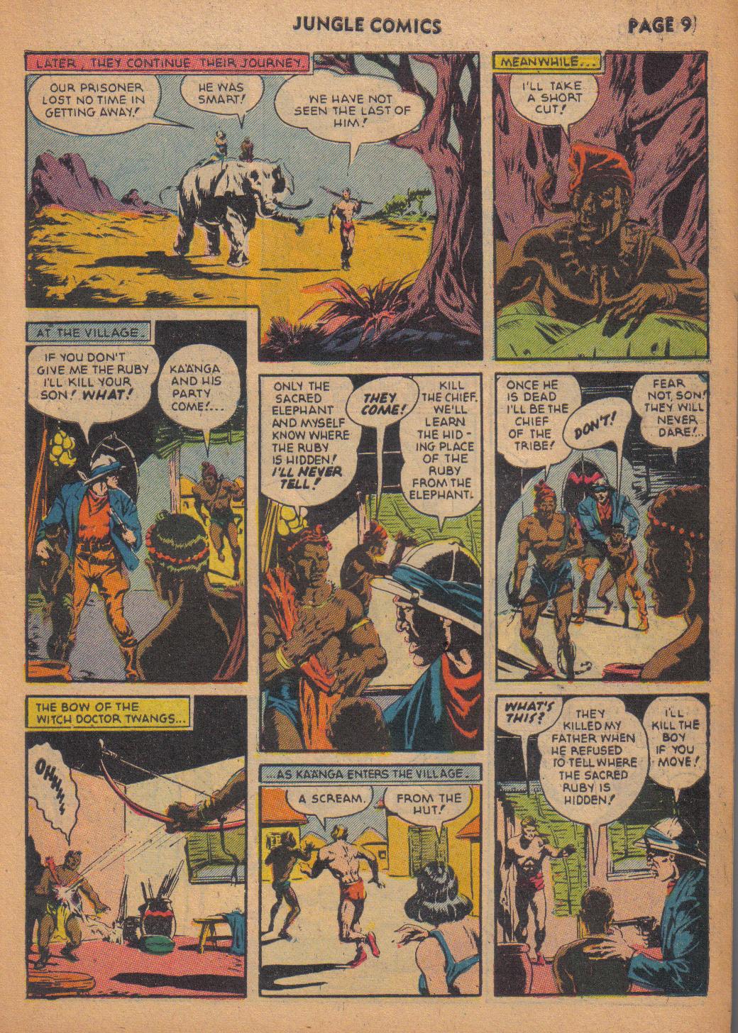 Read online Jungle Comics comic -  Issue #29 - 10