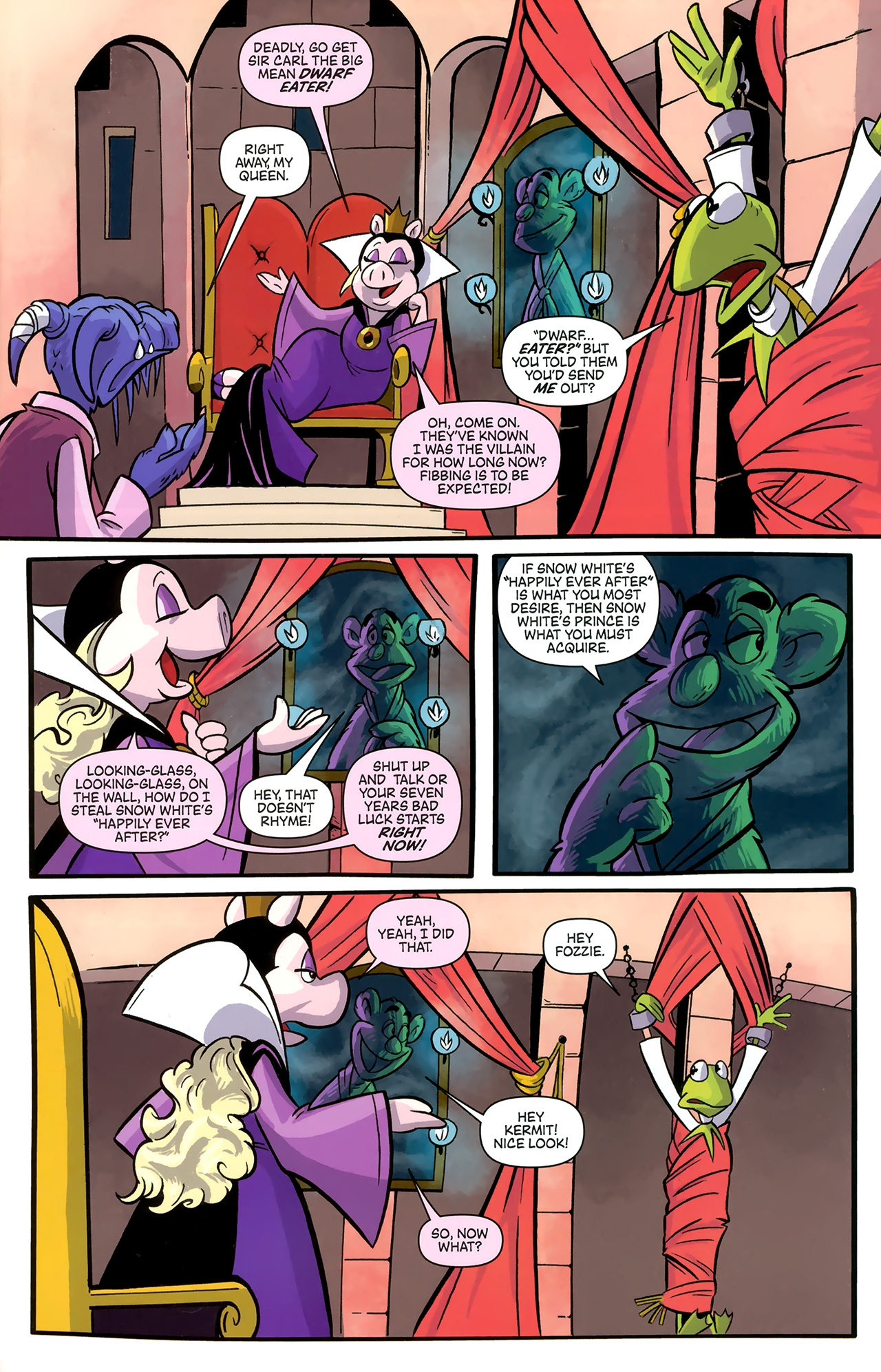 Read online Muppet Snow White comic -  Issue #4 - 8
