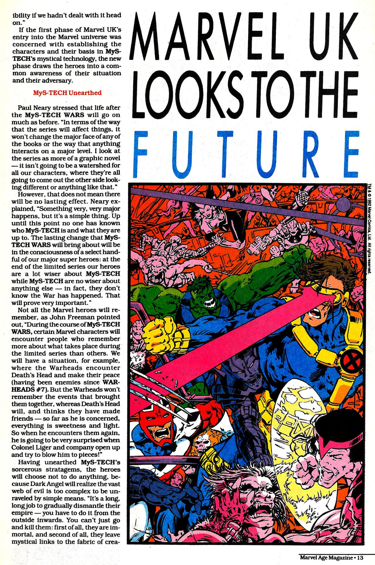 Read online Marvel Age comic -  Issue #121 - 15