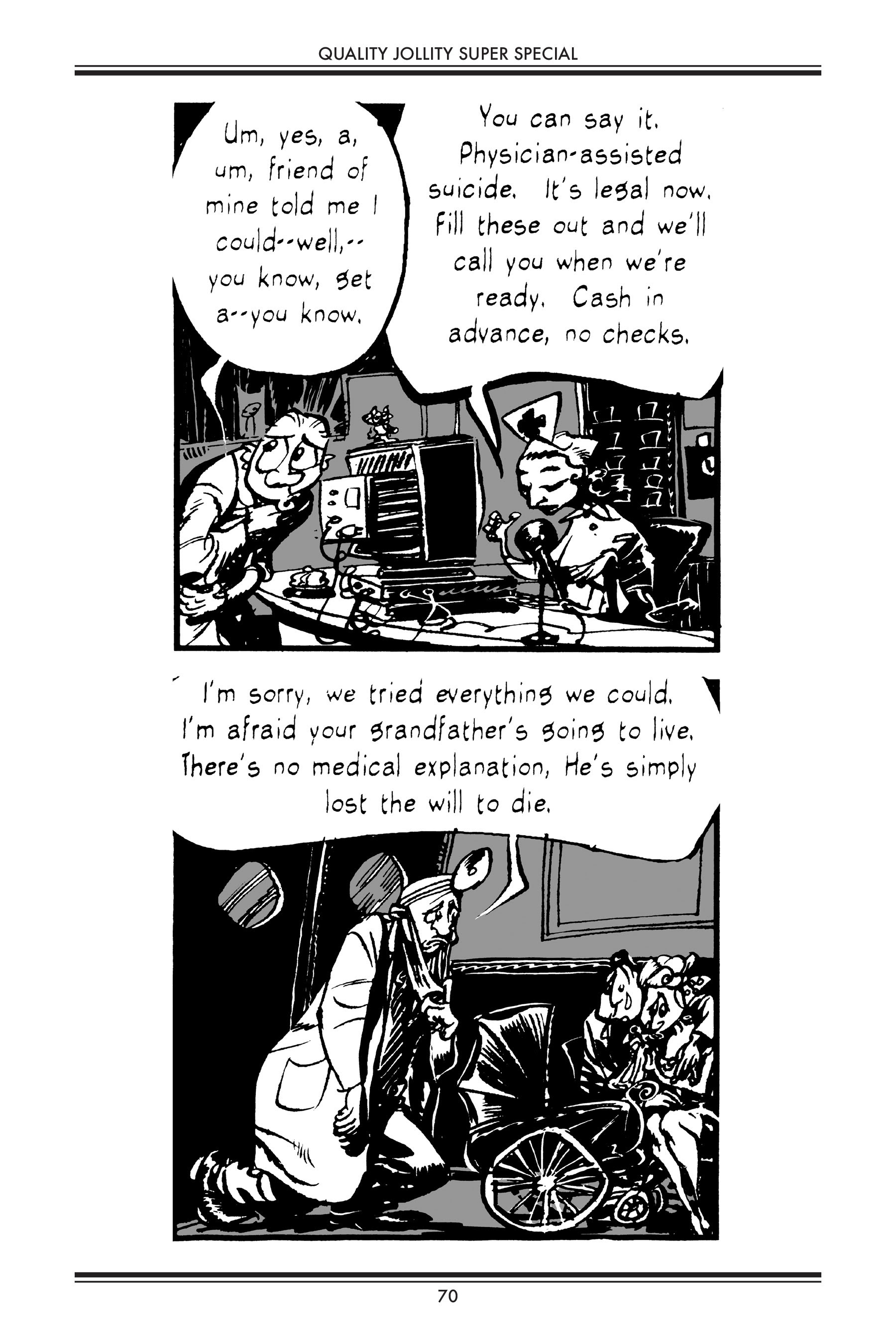 Read online You Should Have Killed Me When You Had The Chance!: Quality Jollity Super Special comic -  Issue # TPB - 70