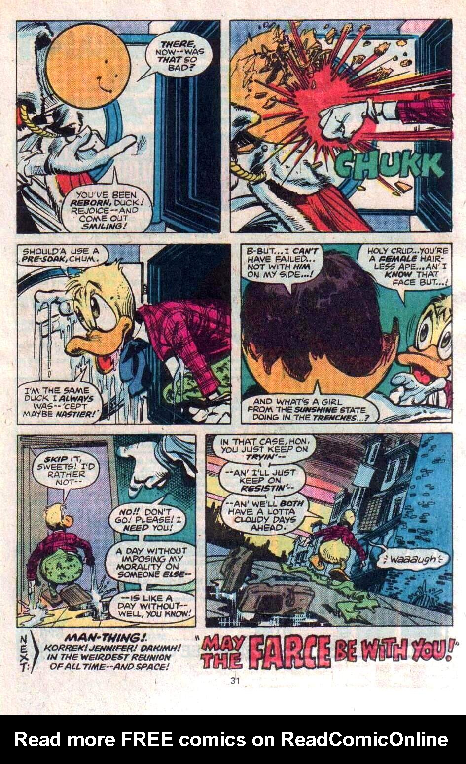 Read online Howard the Duck (1976) comic -  Issue #21 - 18