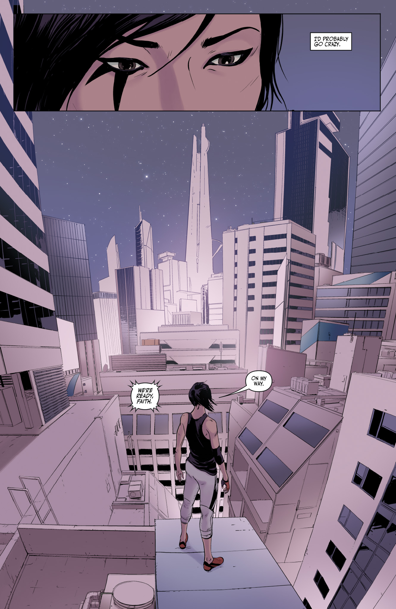 Read online Mirror's Edge: Exordium comic -  Issue #1 - 4
