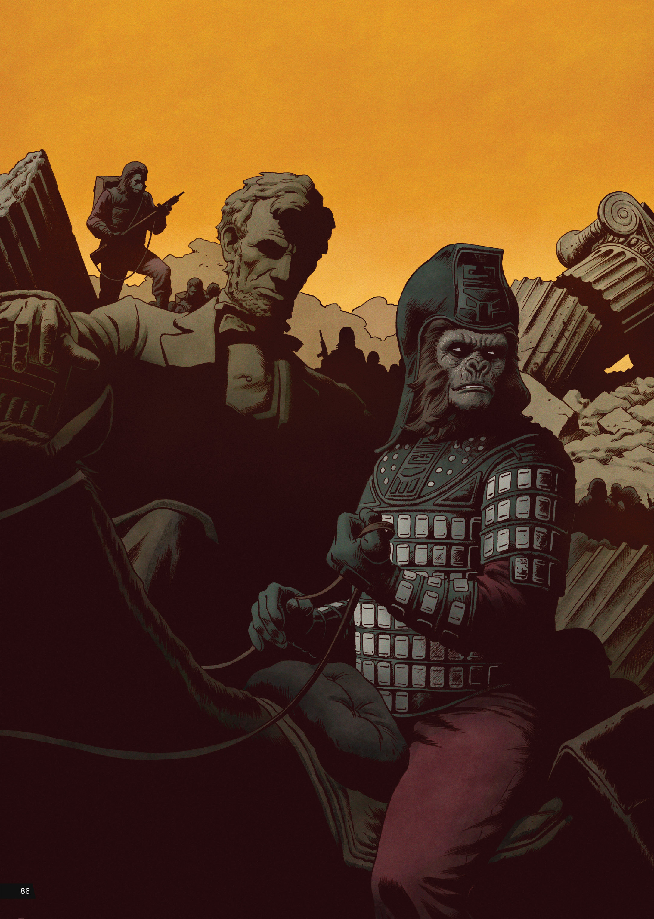 Read online Planet of the Apes Artist Tribute comic -  Issue # TPB - 86