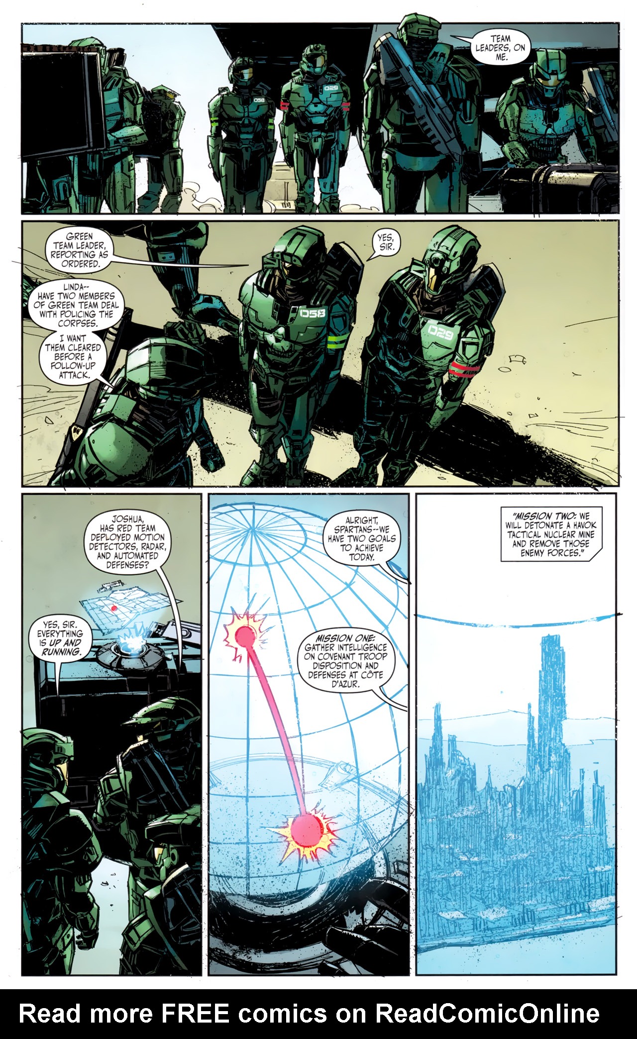 Read online Halo: Fall Of Reach - Covenant comic -  Issue #3 - 8