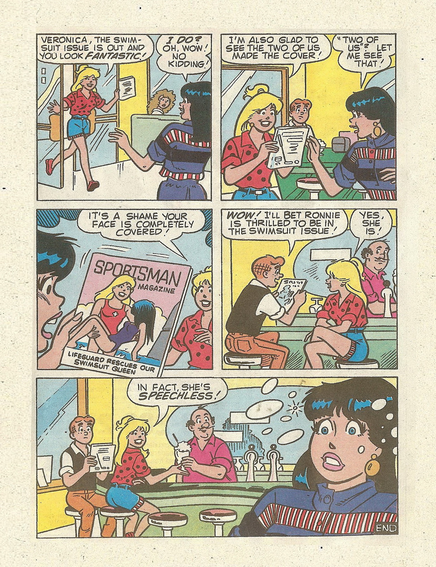 Read online Betty and Veronica Digest Magazine comic -  Issue #70 - 97