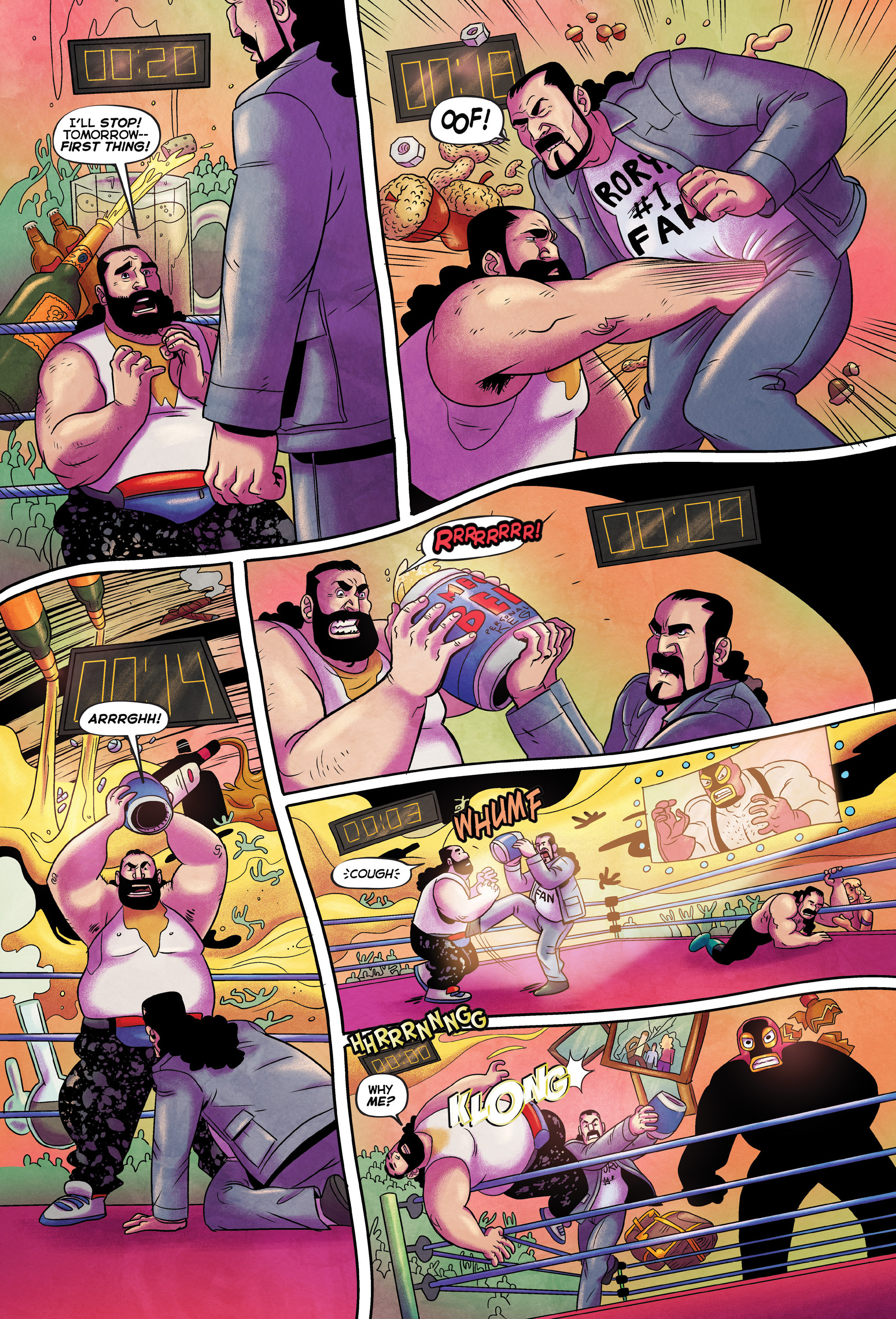 Read online Invasion from Planet Wrestletopia comic -  Issue #5 - 18