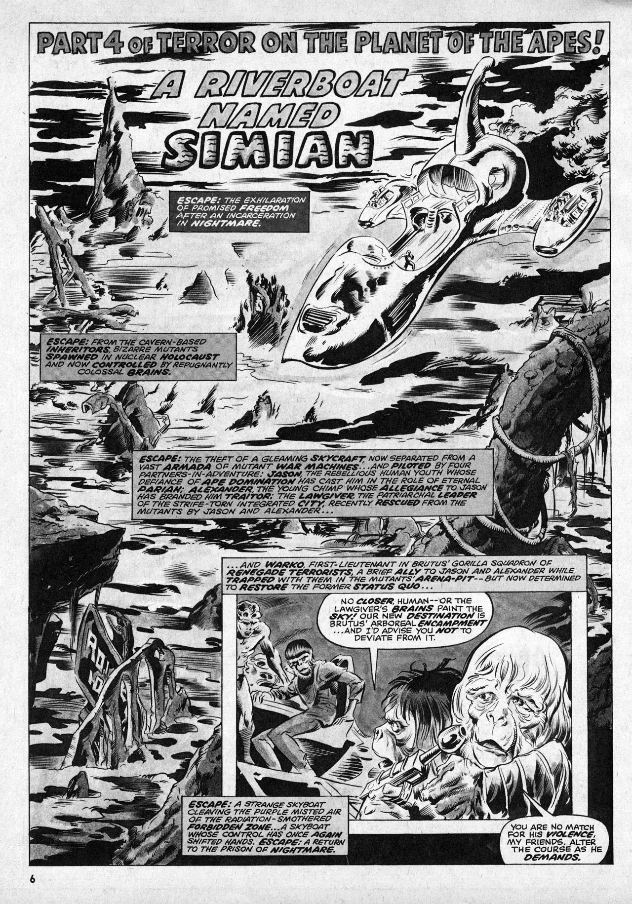 Read online Planet of the Apes comic -  Issue #4 - 5