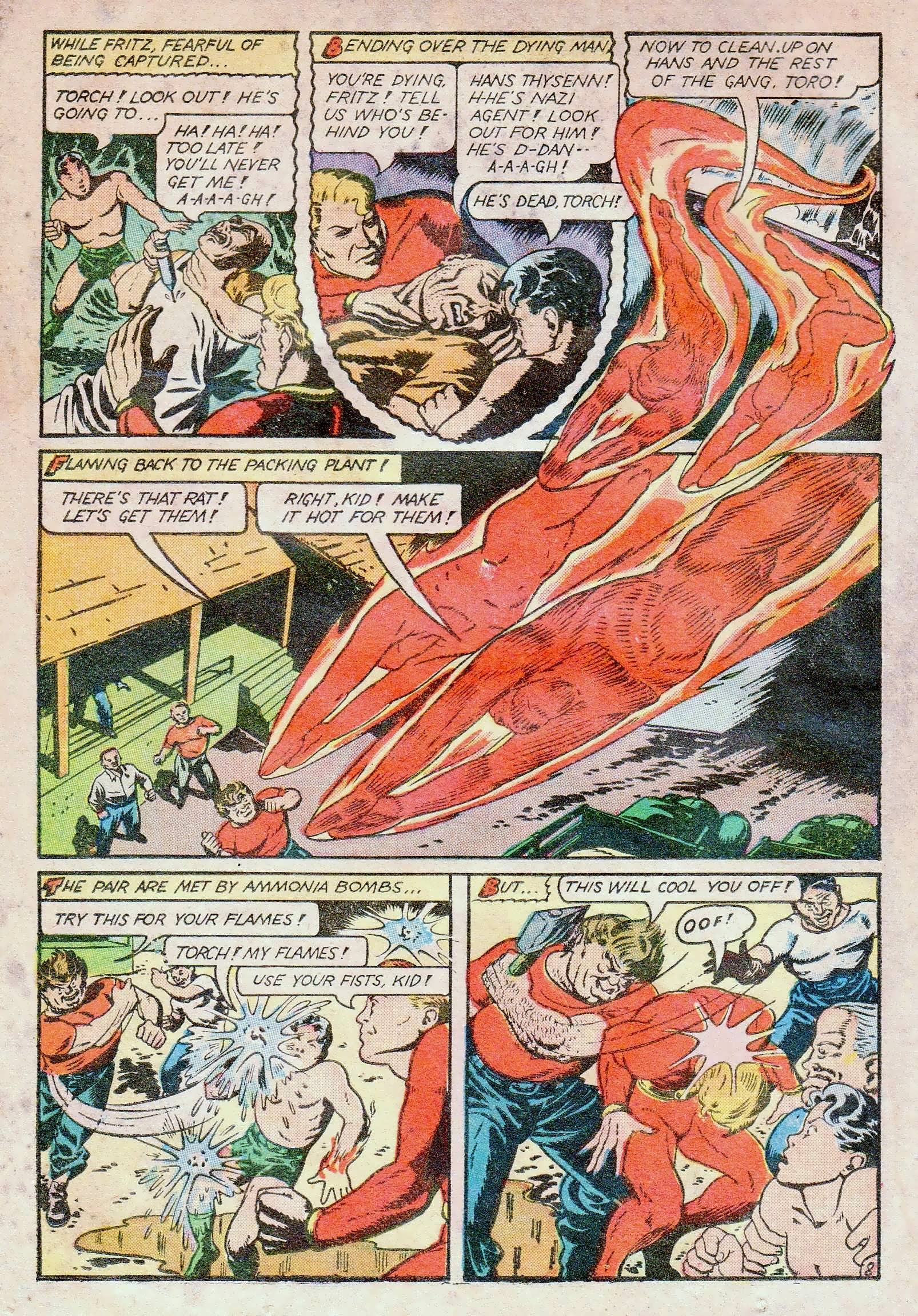 Read online The Human Torch (1940) comic -  Issue #15 - 22