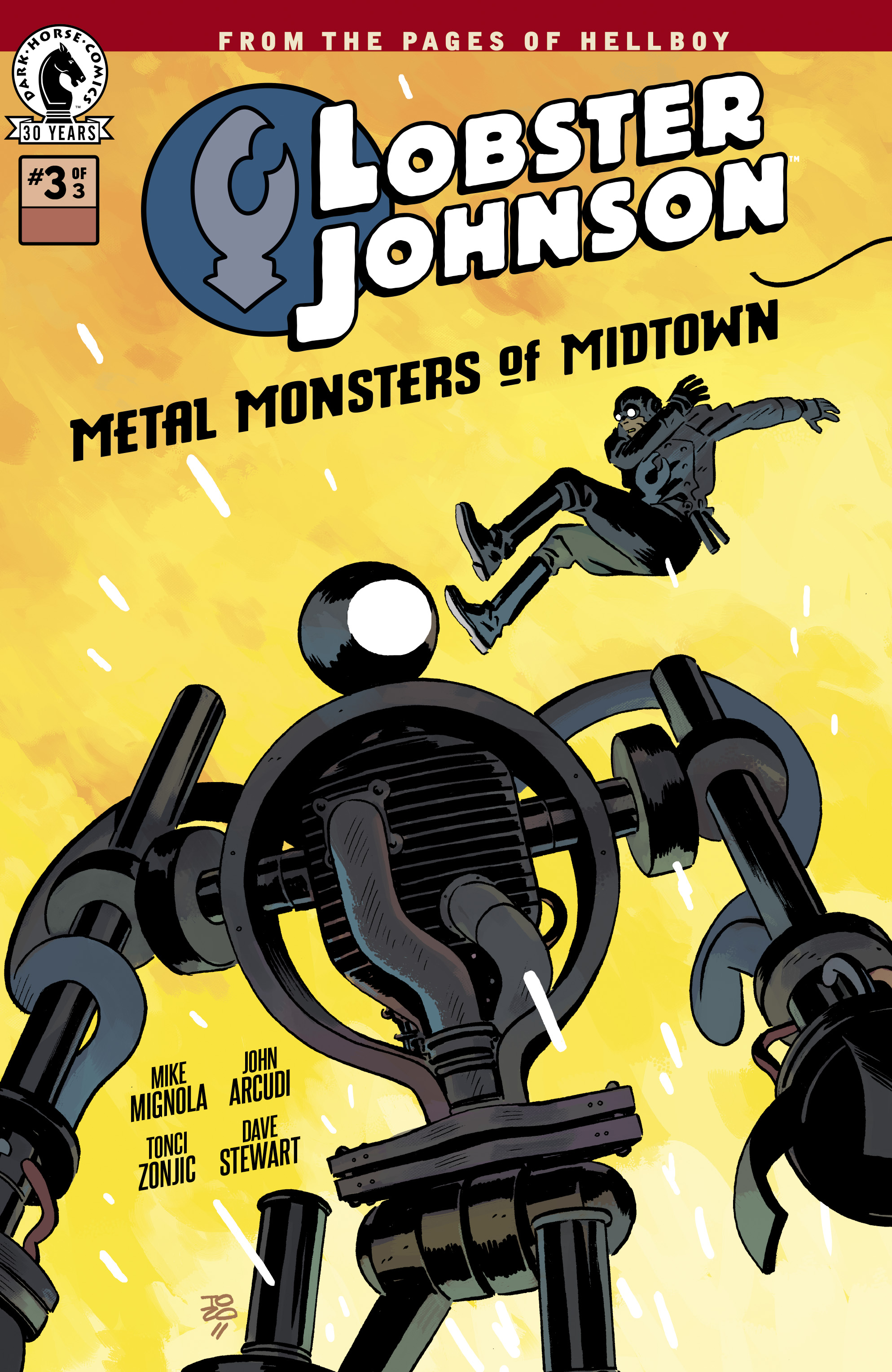 Read online Lobster Johnson: Metal Monsters of Midtown comic -  Issue #3 - 1