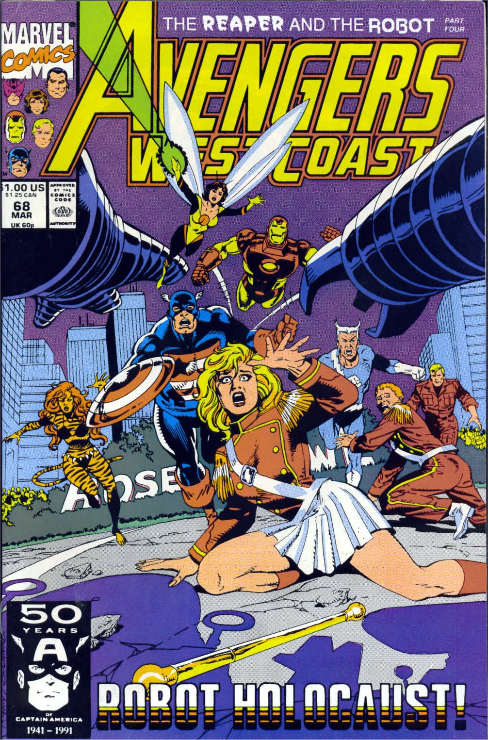 Avengers West Coast (1989) issue 68 - Page 1